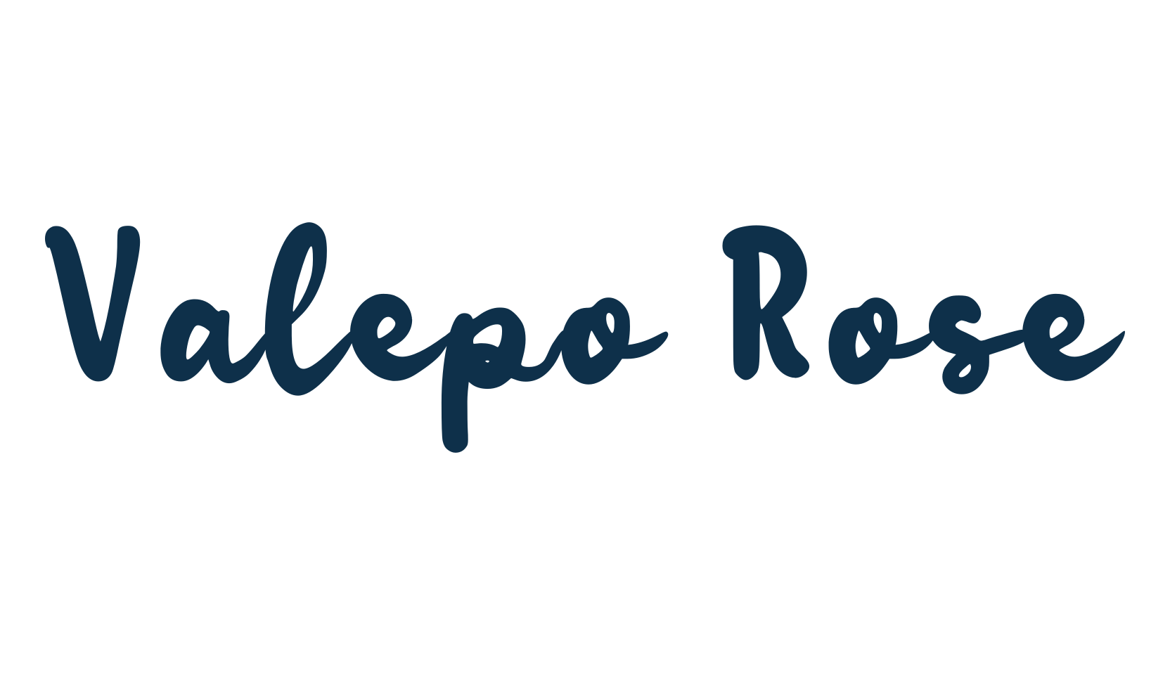 Valepo Rose, script brush fancy decorative calligraphy font preview