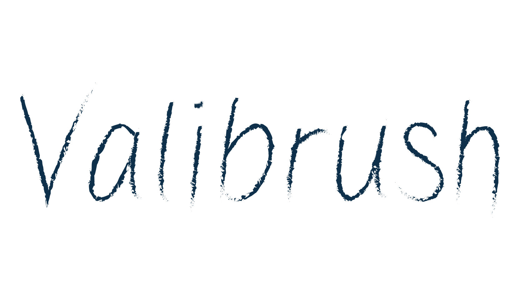 Valibrush, script brush fancy decorative calligraphy font preview