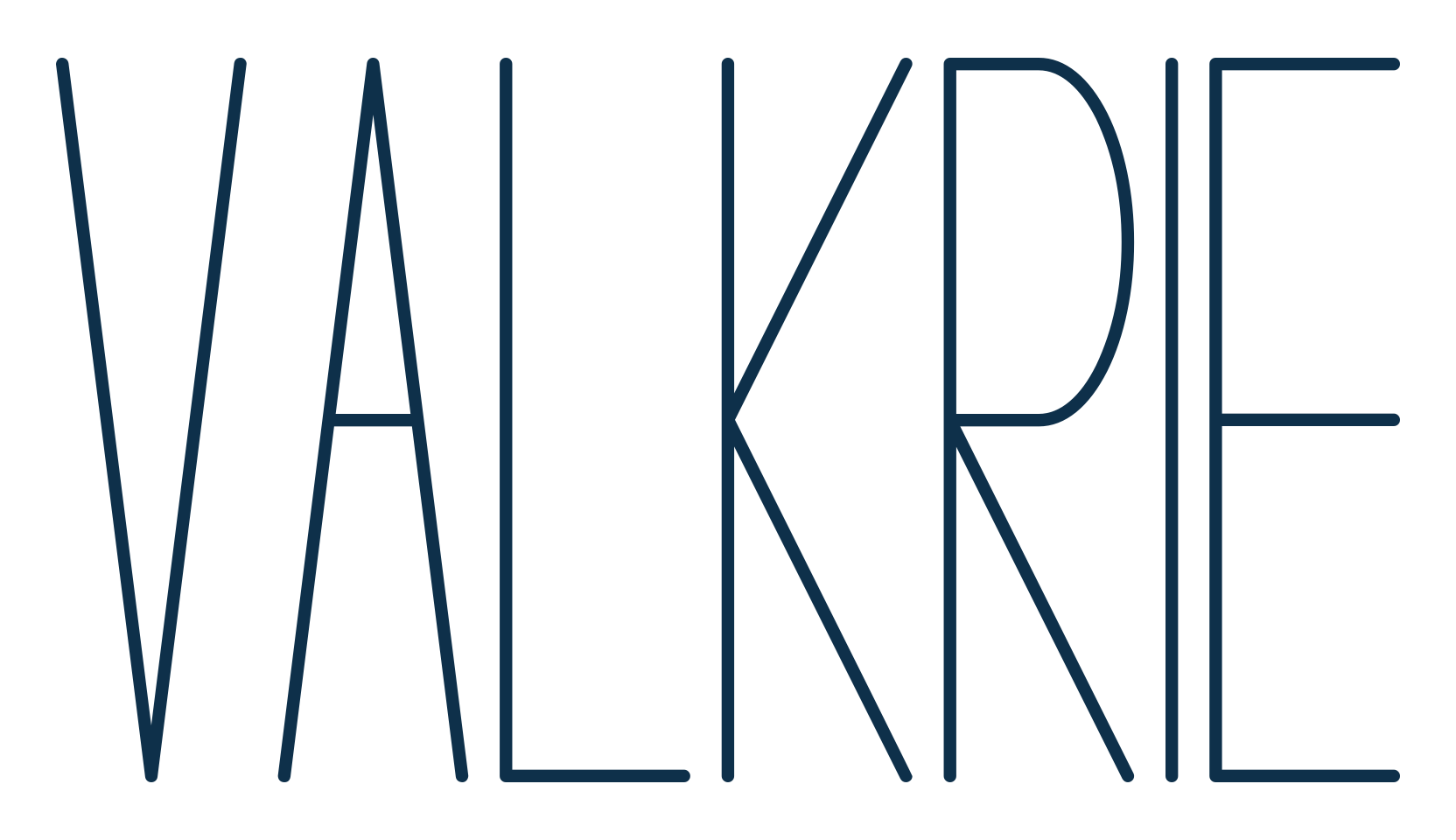Valkrie, sans serif font preview