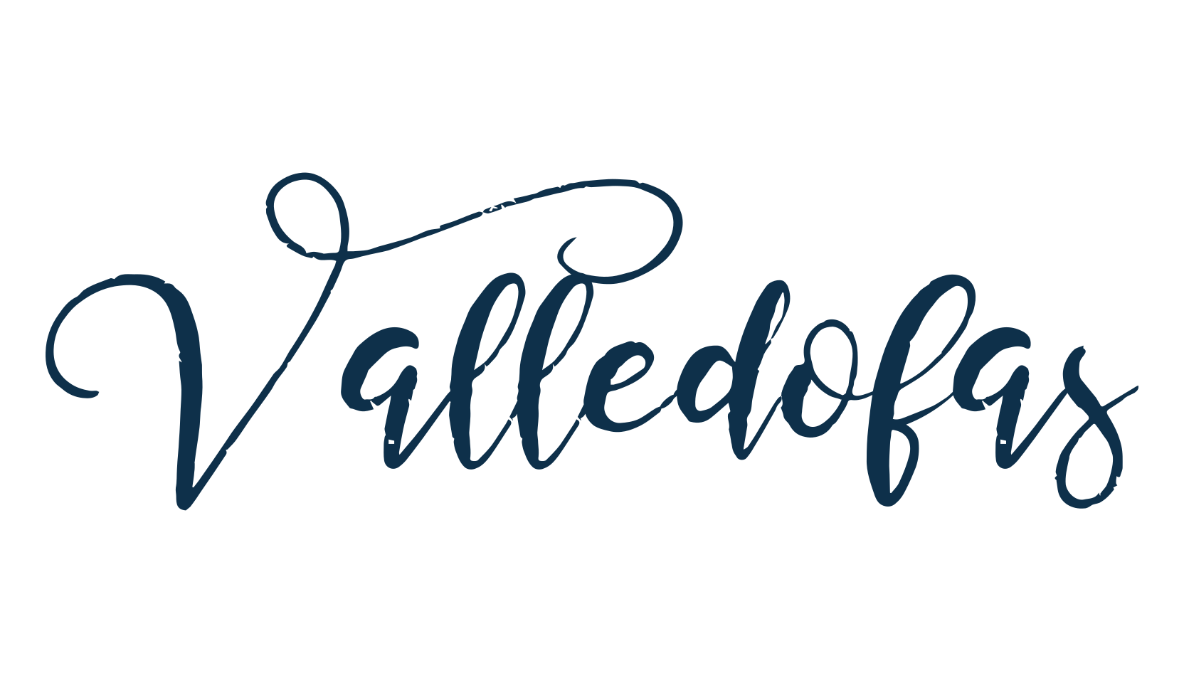 Valledofas, script handwritten fancy decorative calligraphy font preview