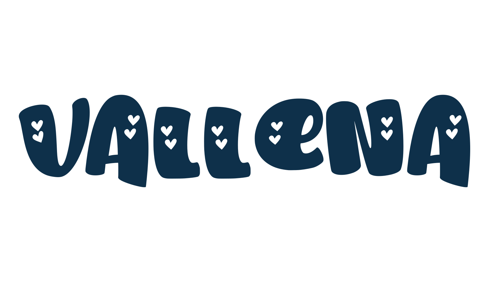 Vallena, fancy decorative font preview
