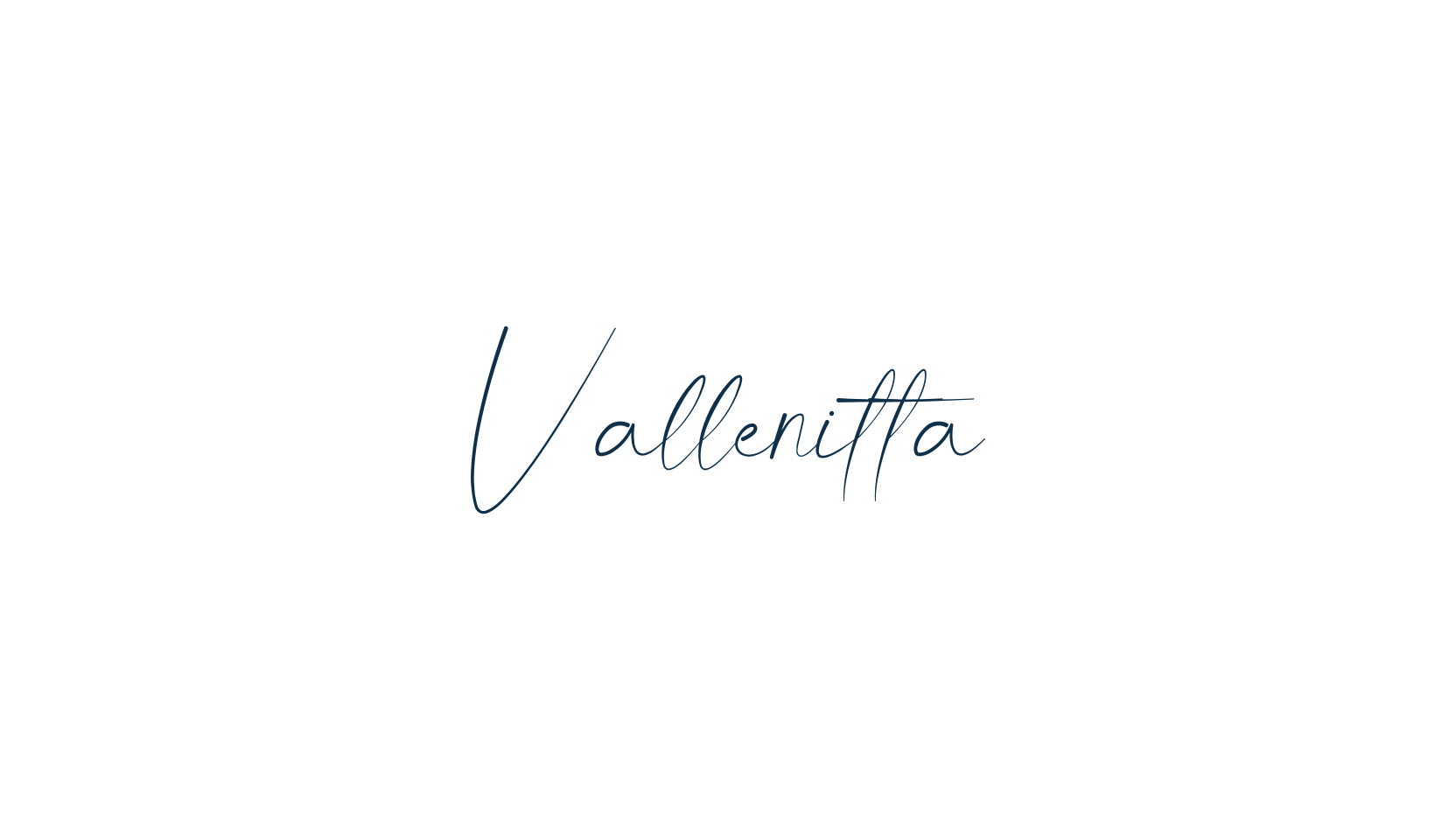 Vallenitta, script handwritten fancy decorative calligraphy font preview