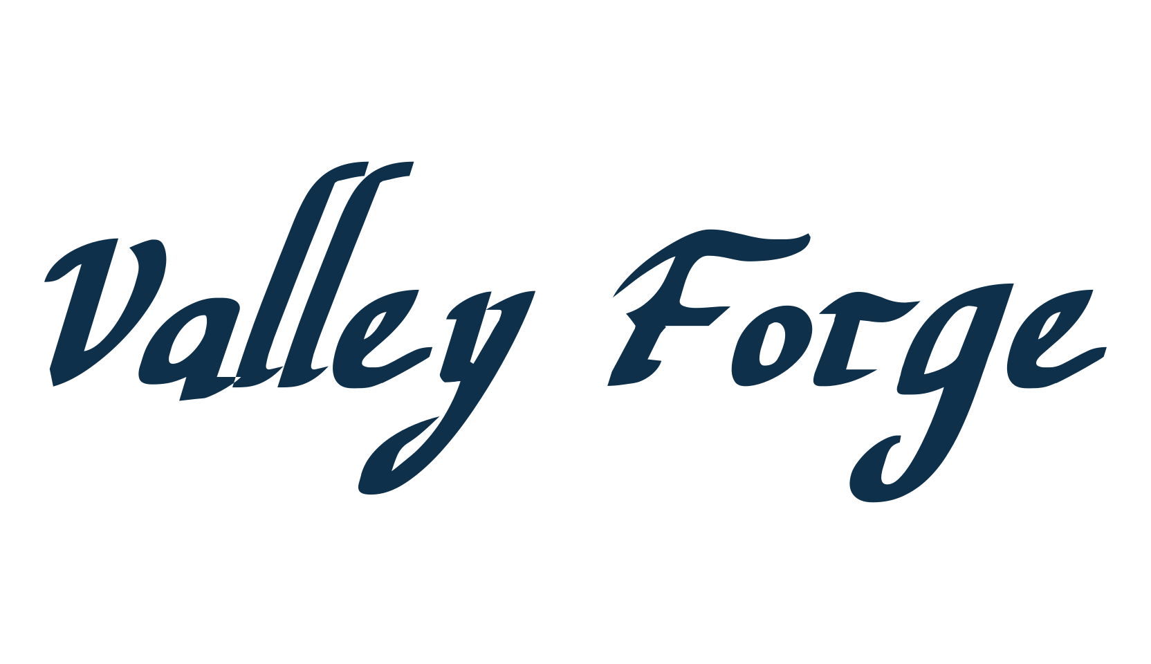 Valley Forge, fancy various decorative script calligraphy font preview
