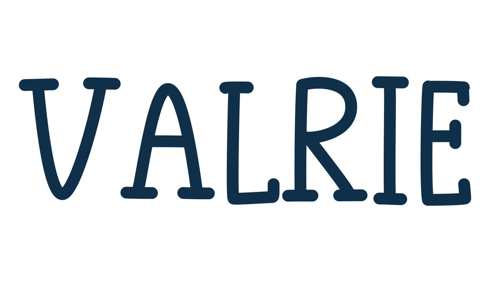 Valrie, fancy various decorative font preview