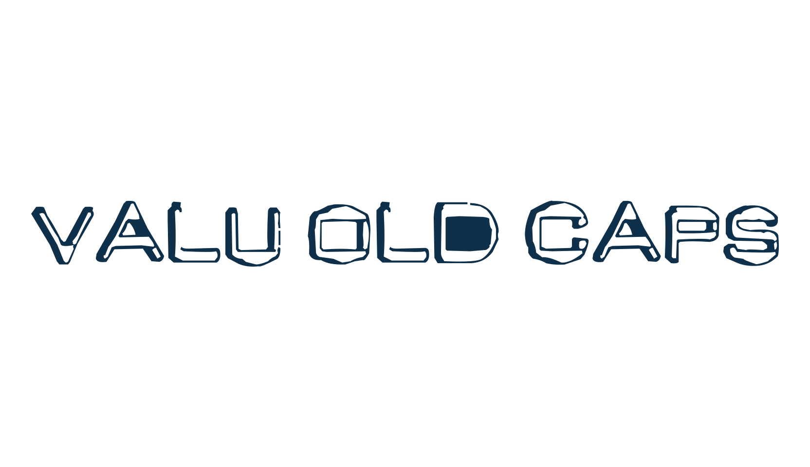 Valu Old Caps, distorted font preview