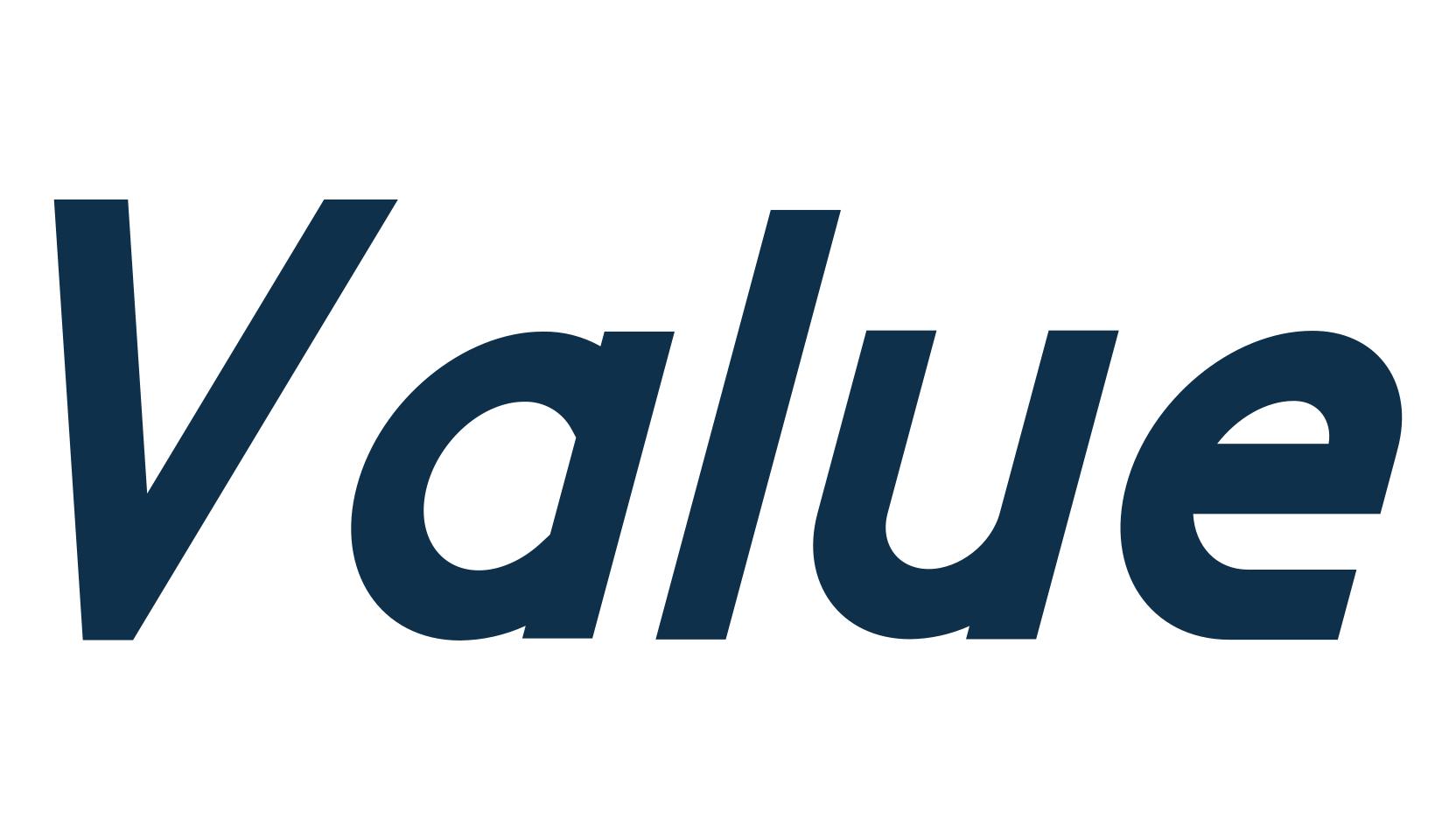 Value, sans serif font preview