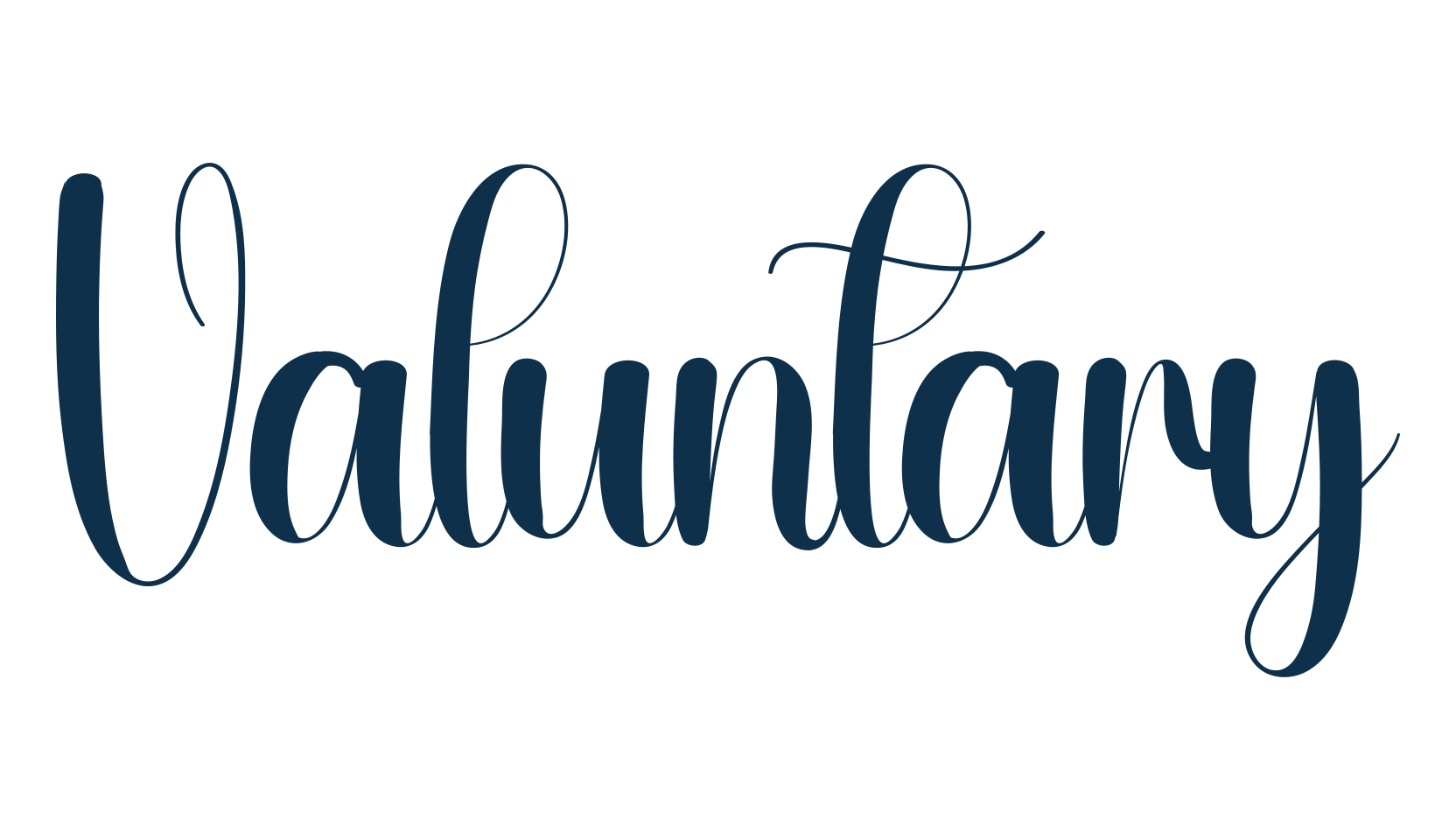 Valuntary, fancy various decorative script calligraphy font preview