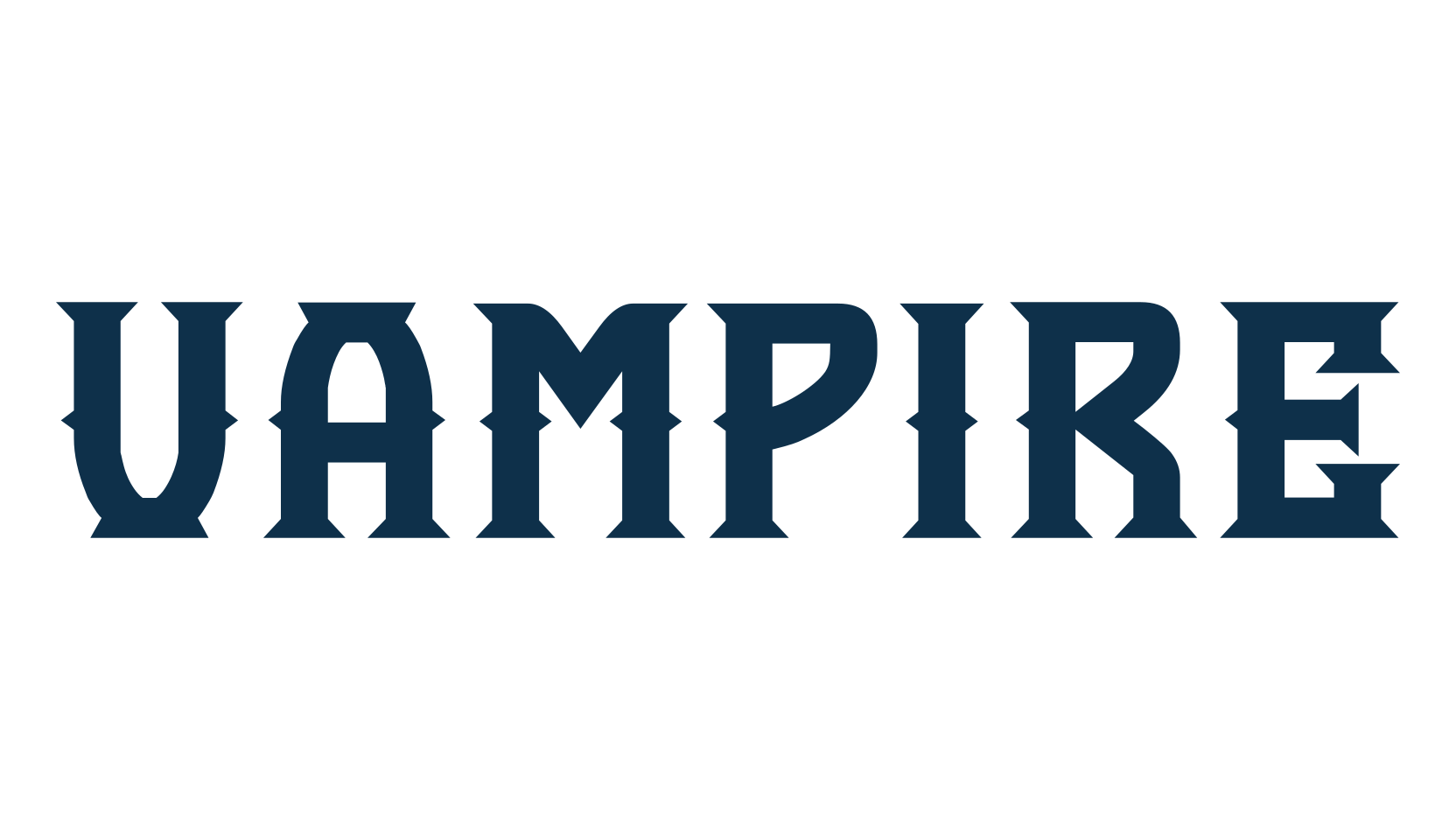 Vampire (vampire-2), fancy decorative font preview