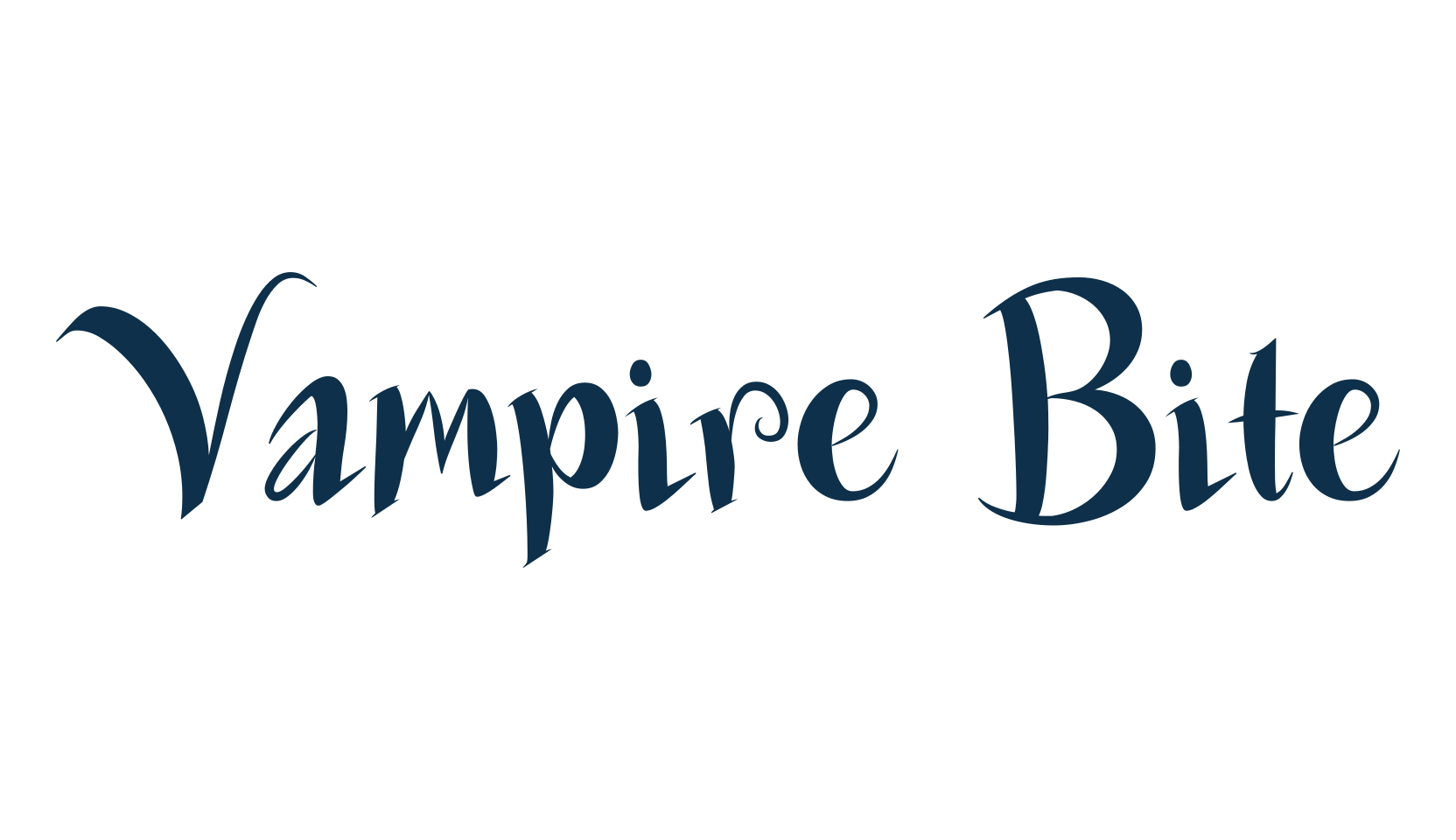 Vampire Bite, display market font preview