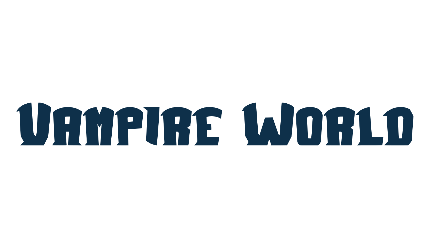 Vampire World, fancy decorative font preview