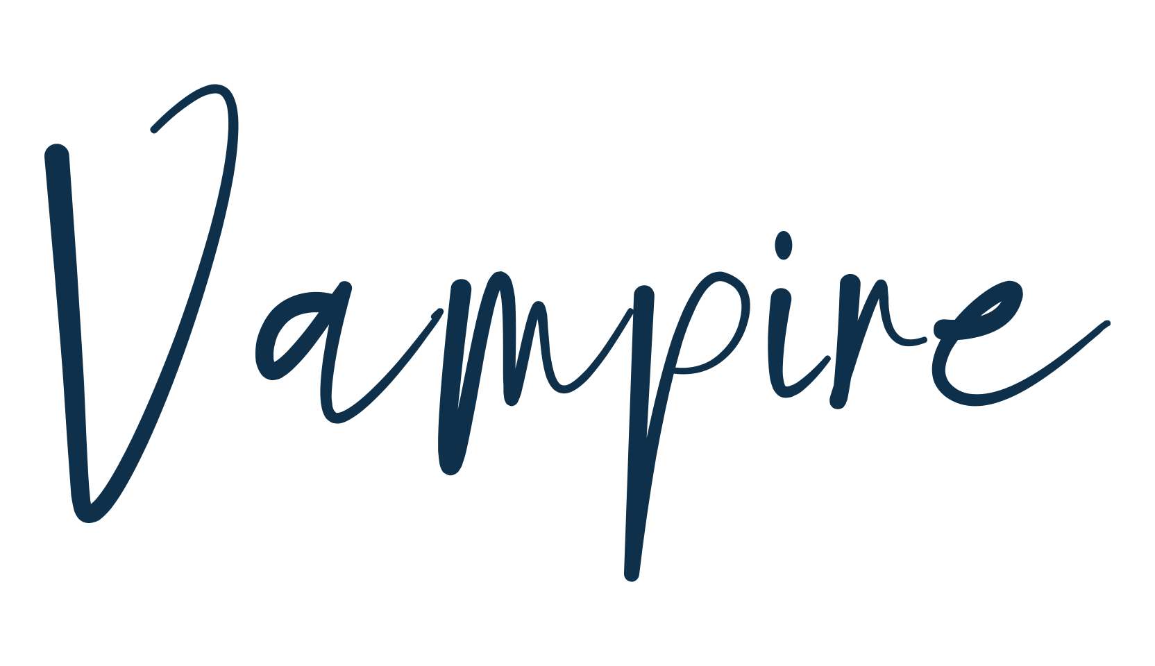 Vampire, script handwritten fancy decorative calligraphy font preview