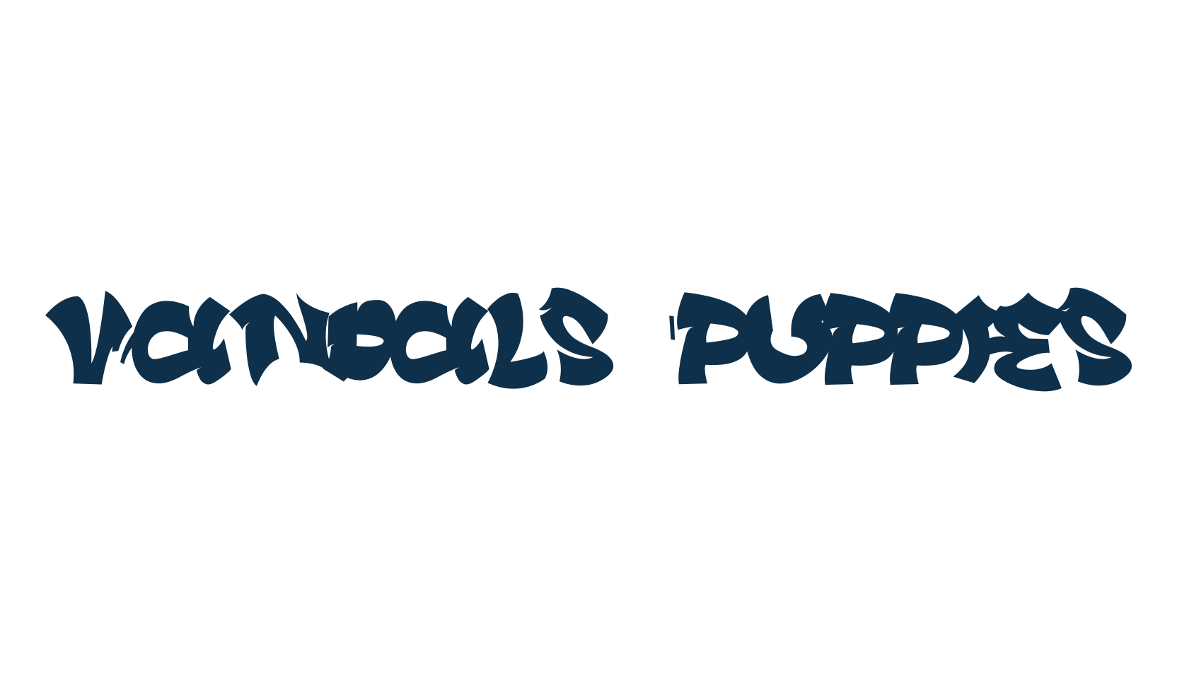 Vandals Puppies, script graffiti fancy decorative calligraphy font preview