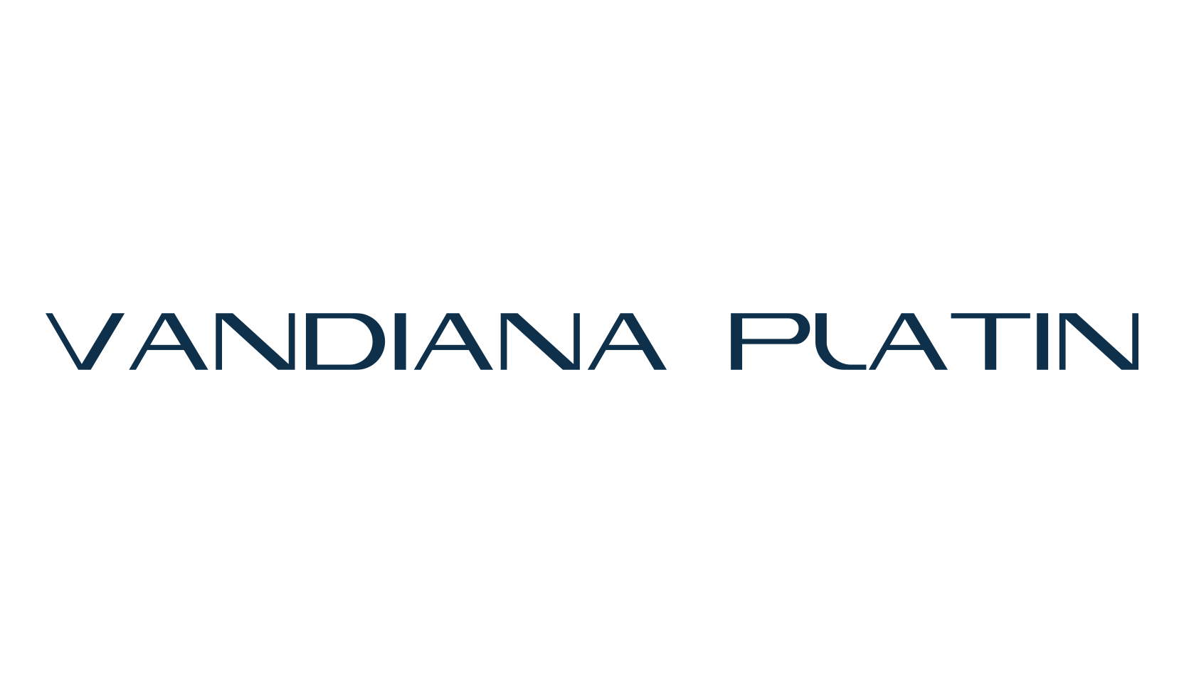 Vandiana Platin, techno sci-fi font preview