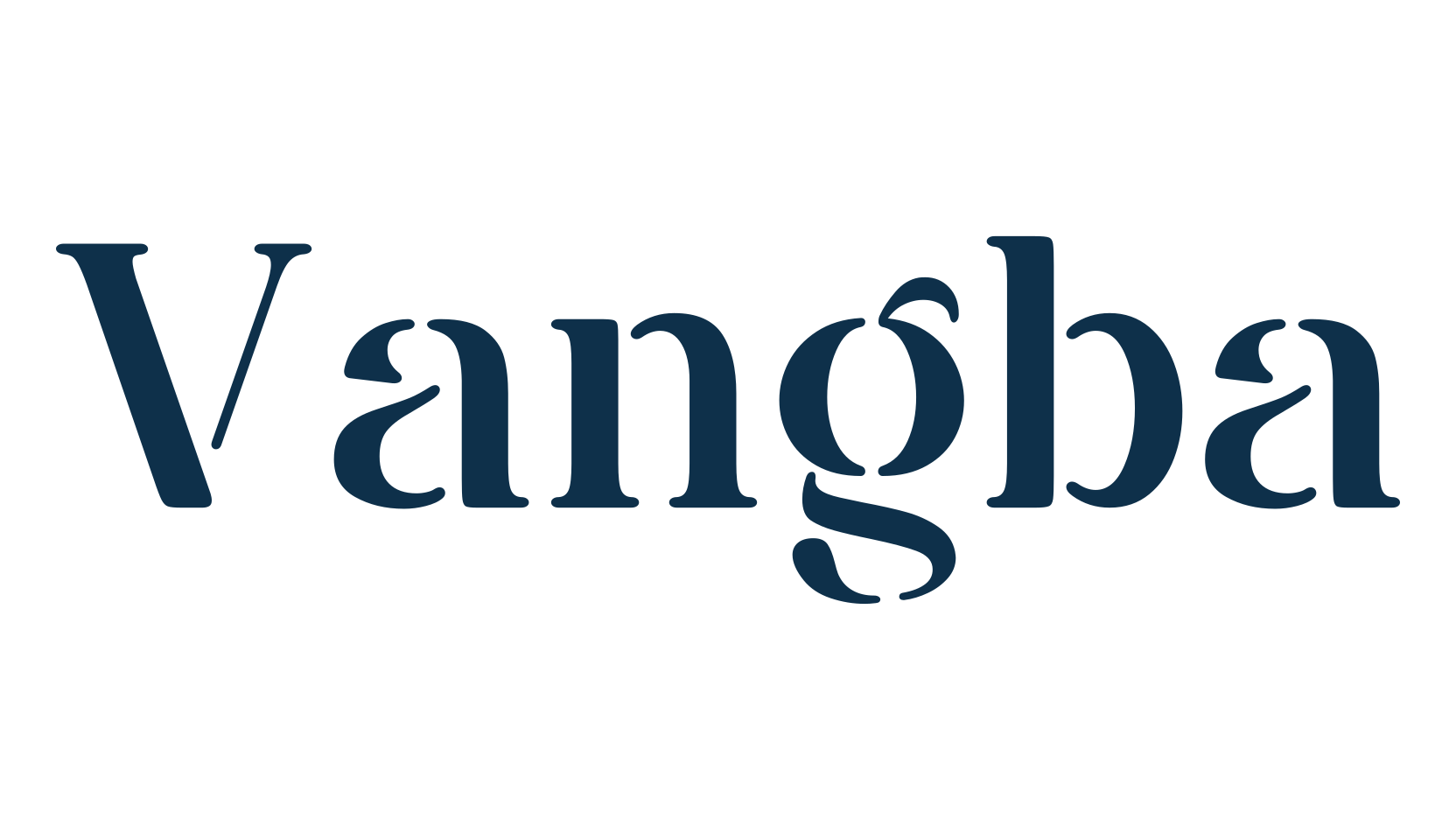 Vangba, stencil, army font preview