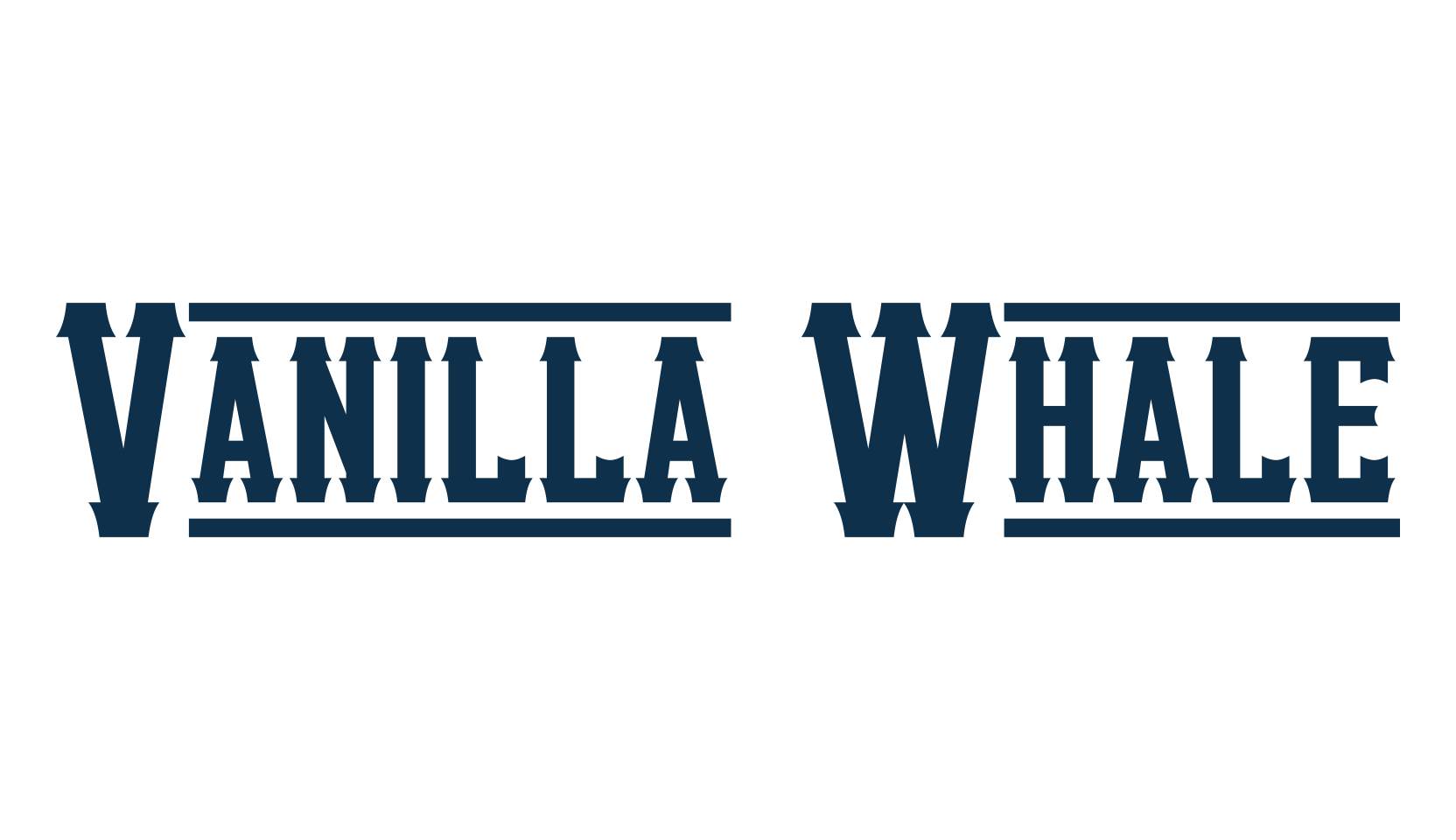 Vanilla Whale, fancy western decorative font preview