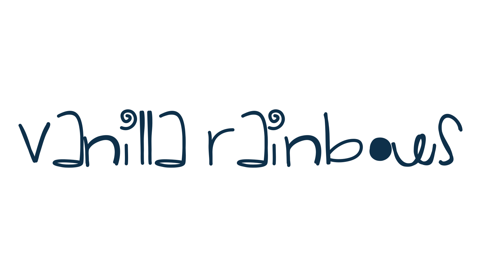 Vanilla Rainbows, fancy various decorative script calligraphy font preview