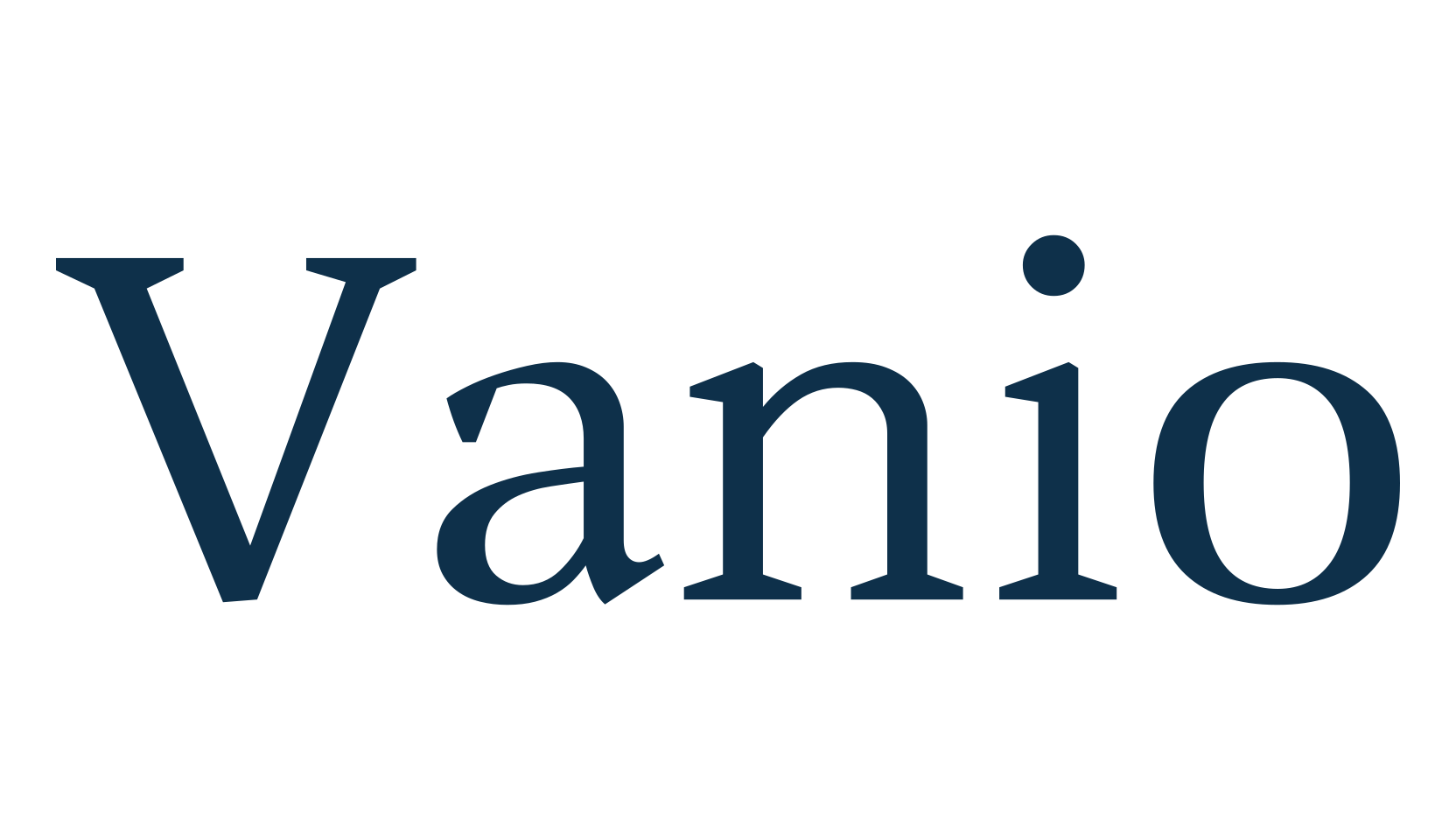 Vanio, basic serif font preview