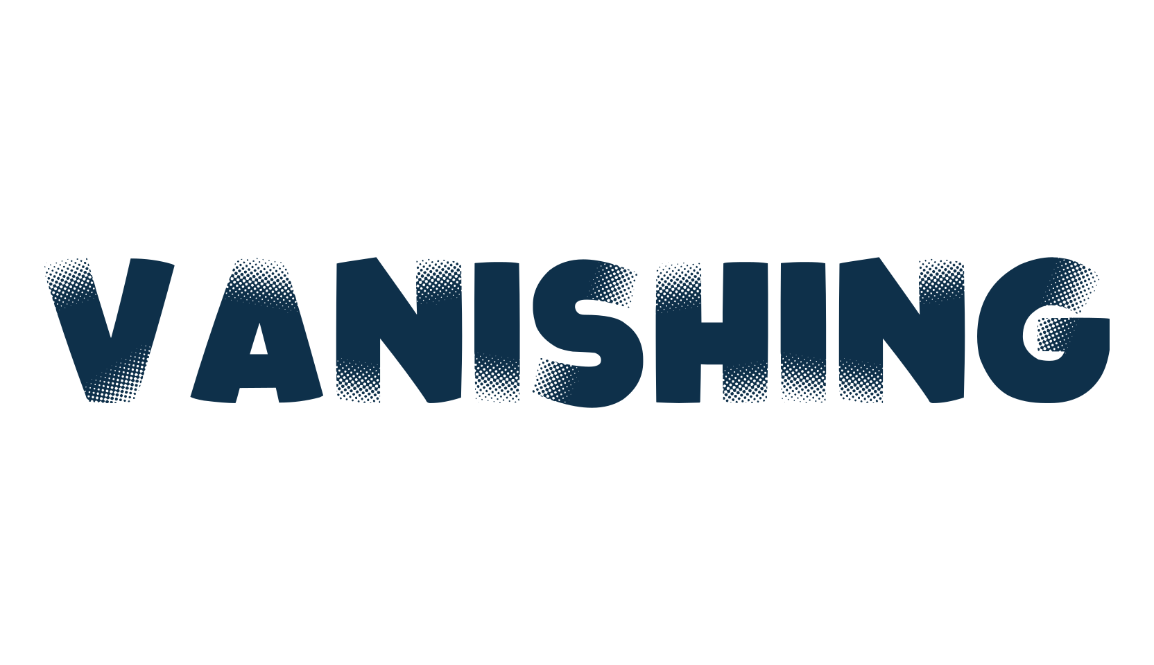 Vanishing, fancy eroded decorative font preview