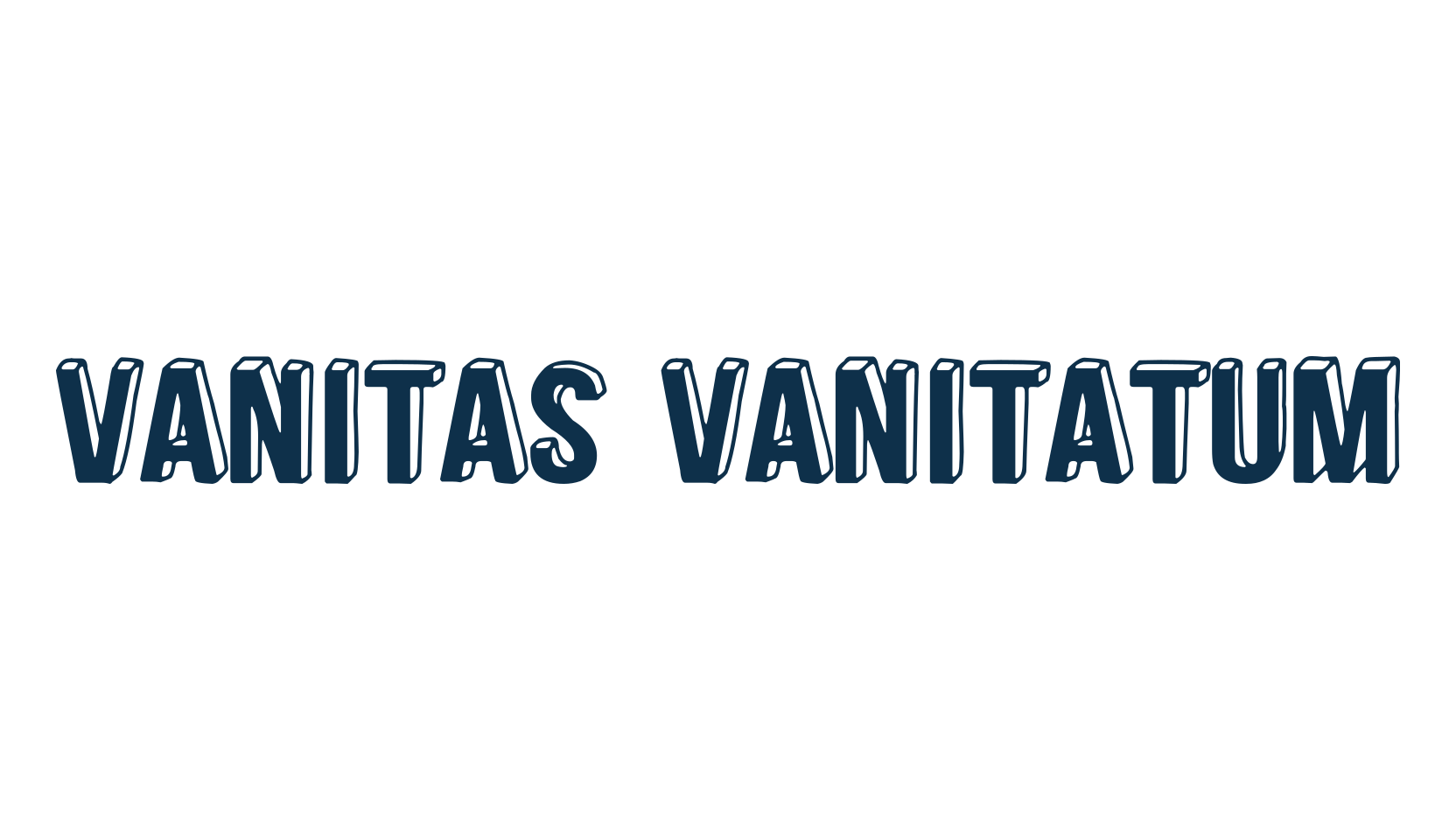 Vanitas Vanitatum, fancy various decorative font preview