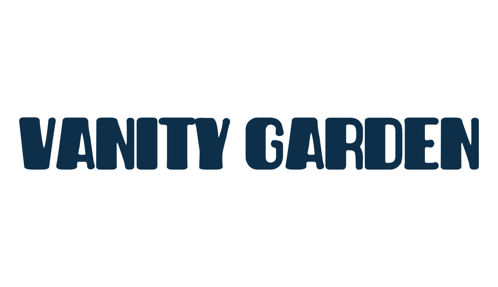 Vanity Garden, groovy font preview