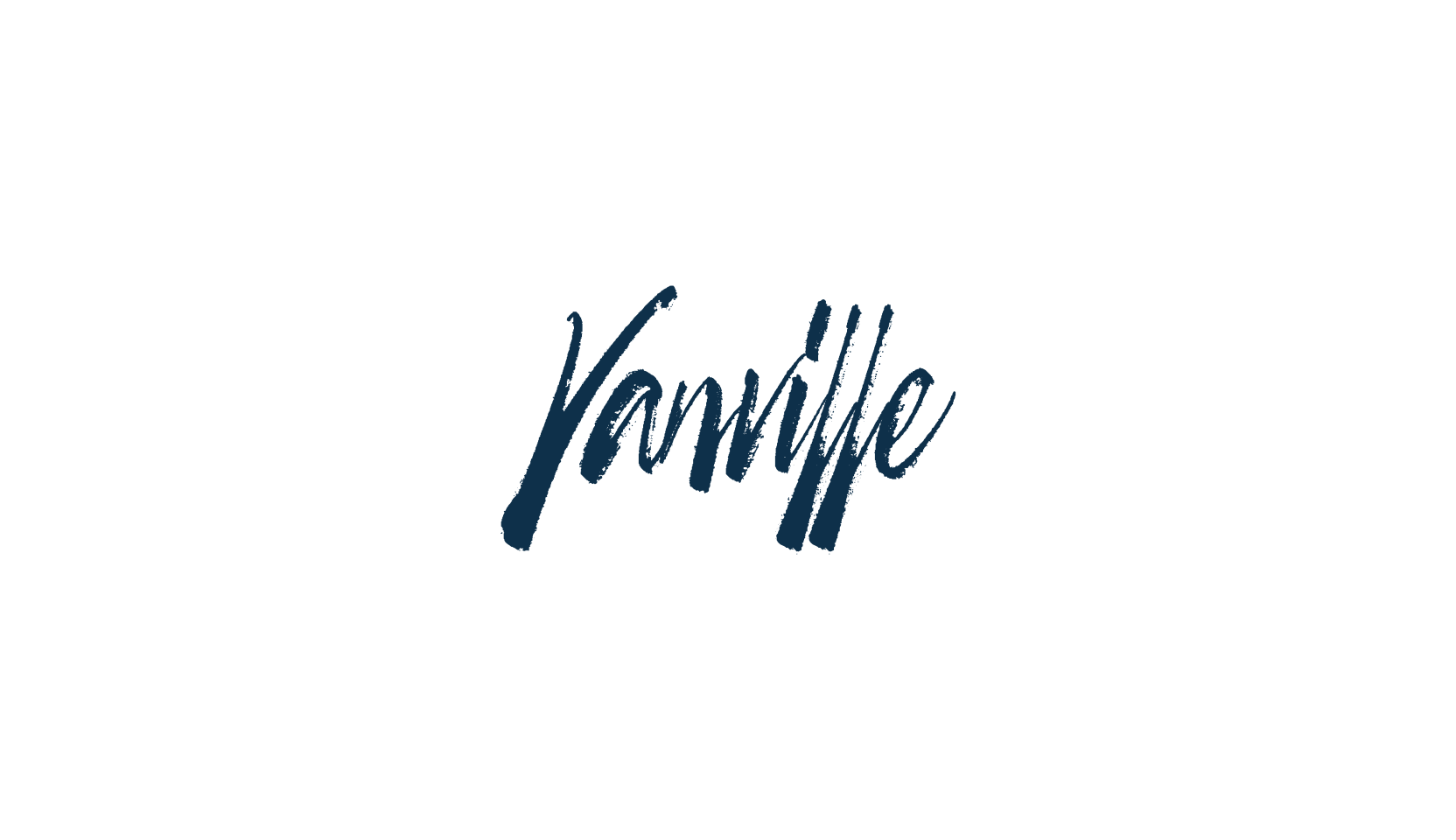 Vanville, brush font preview