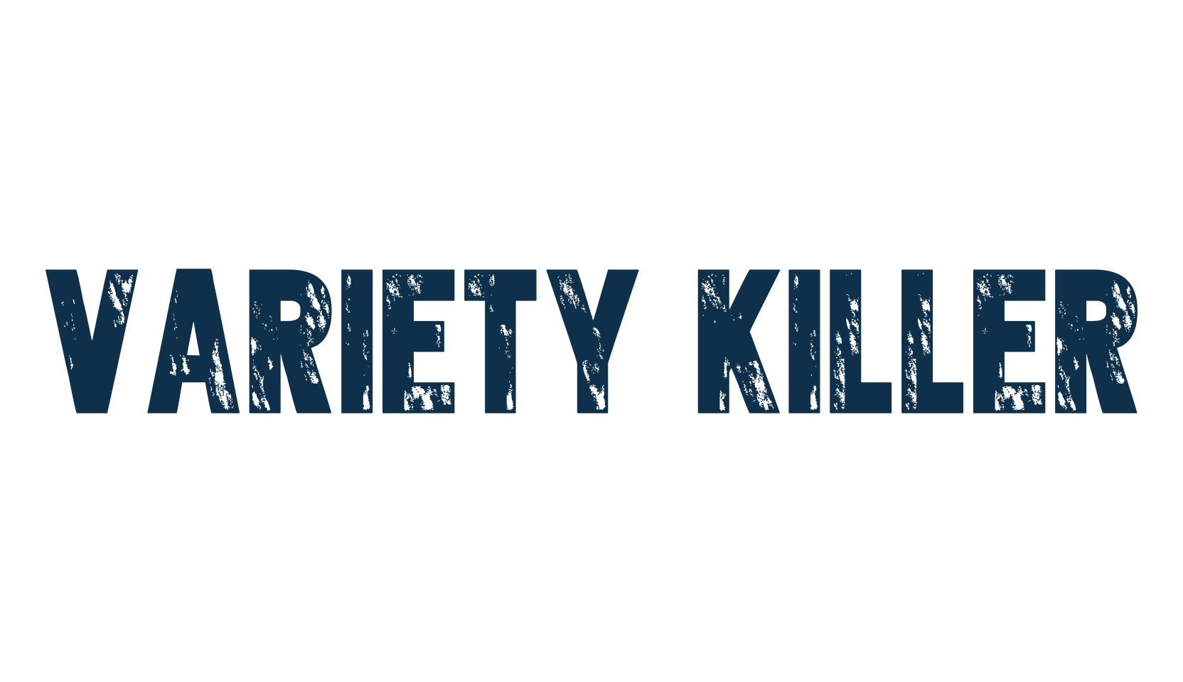 Variety killer, fancy eroded decorative font preview