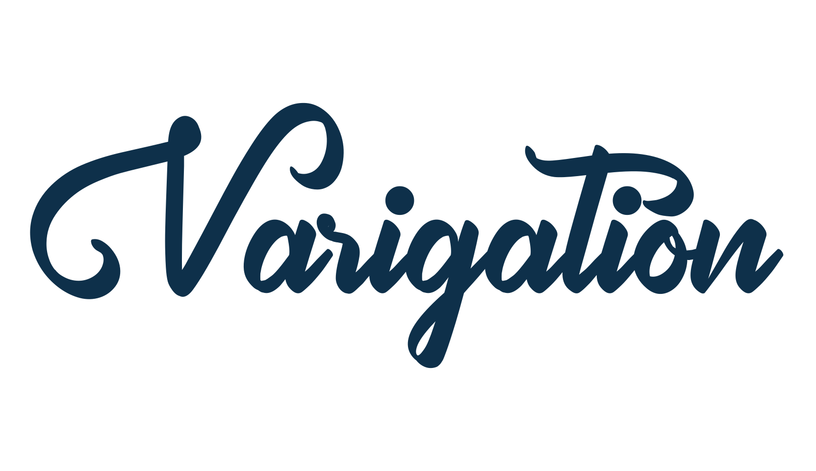 Varigation, calligraphy font preview