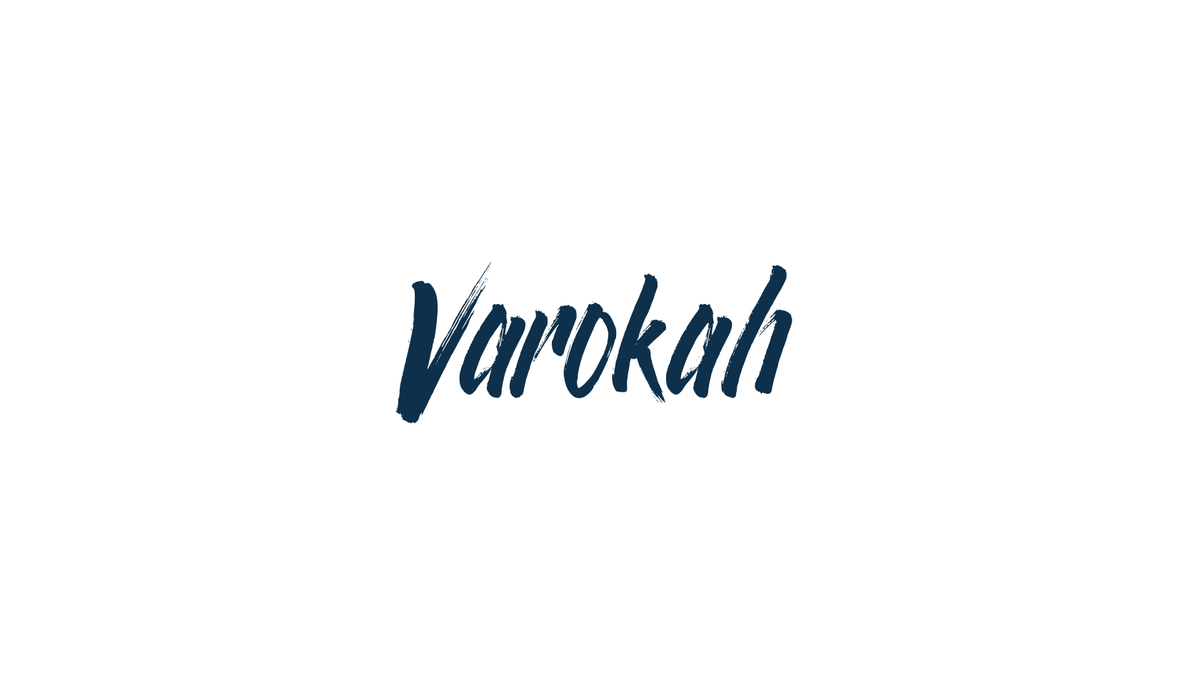 Varokah, script brush fancy decorative calligraphy font preview