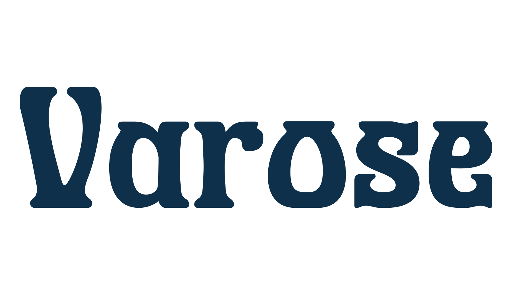 Varose, fancy retro decorative font preview