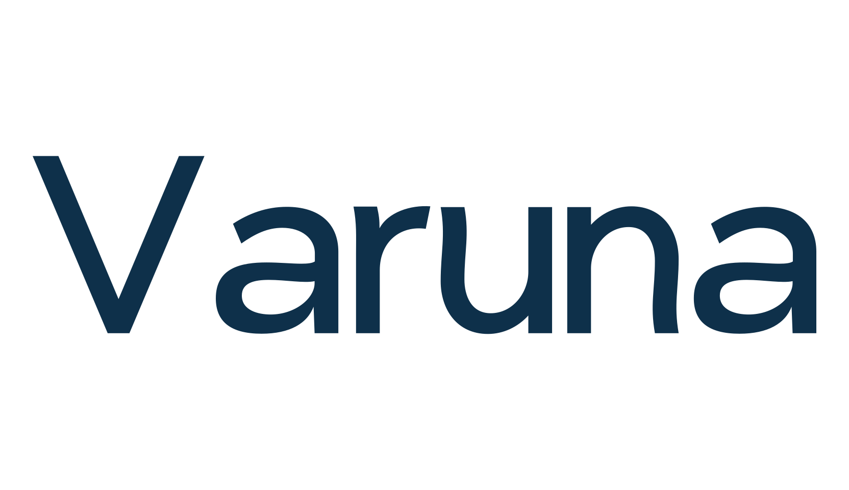 Varuna, basic sans serif font preview