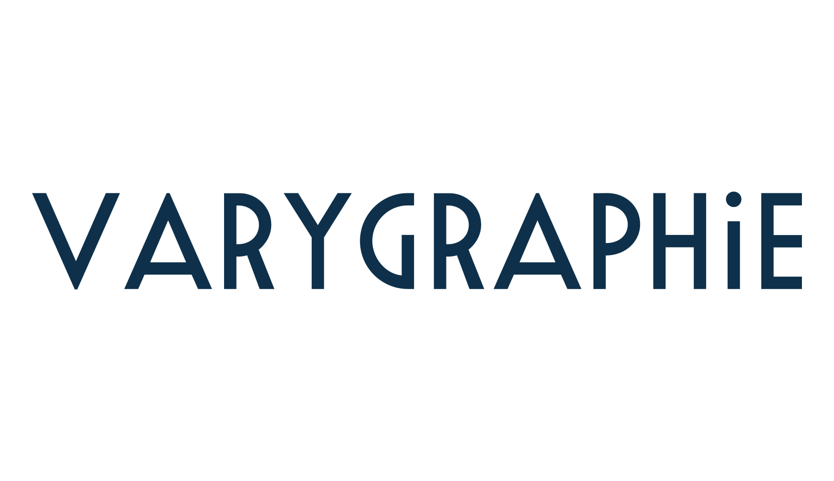 Varygraphie, retro font preview