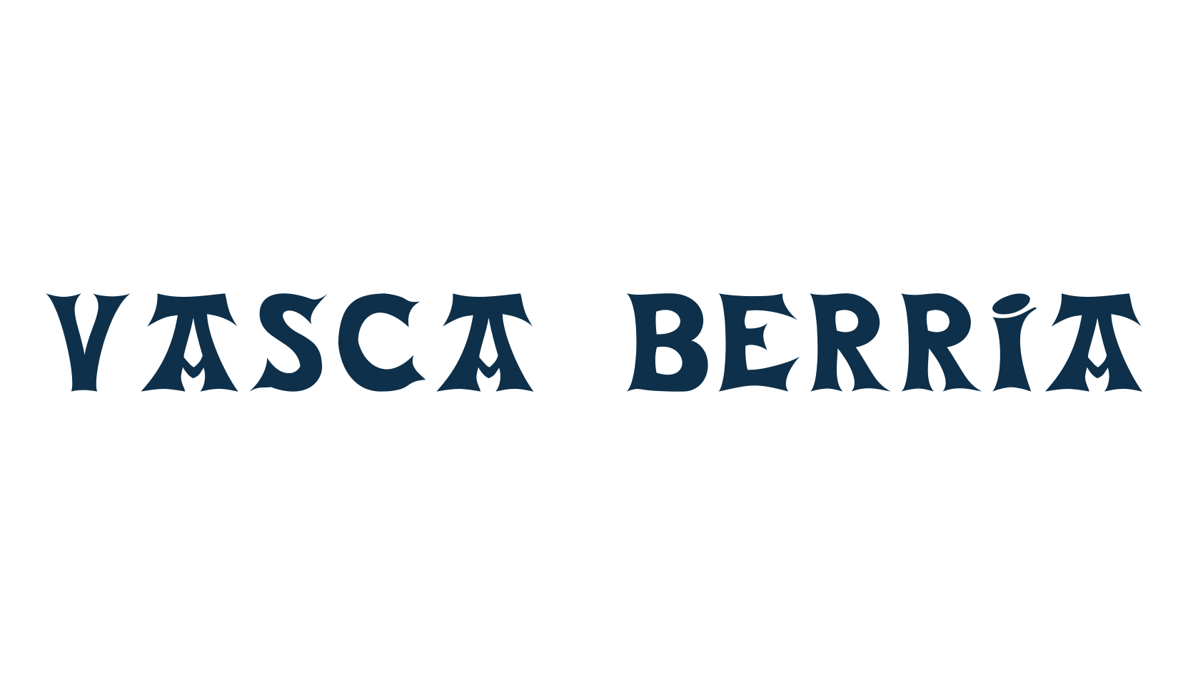 Vasca Berria, fancy various foreign look font preview