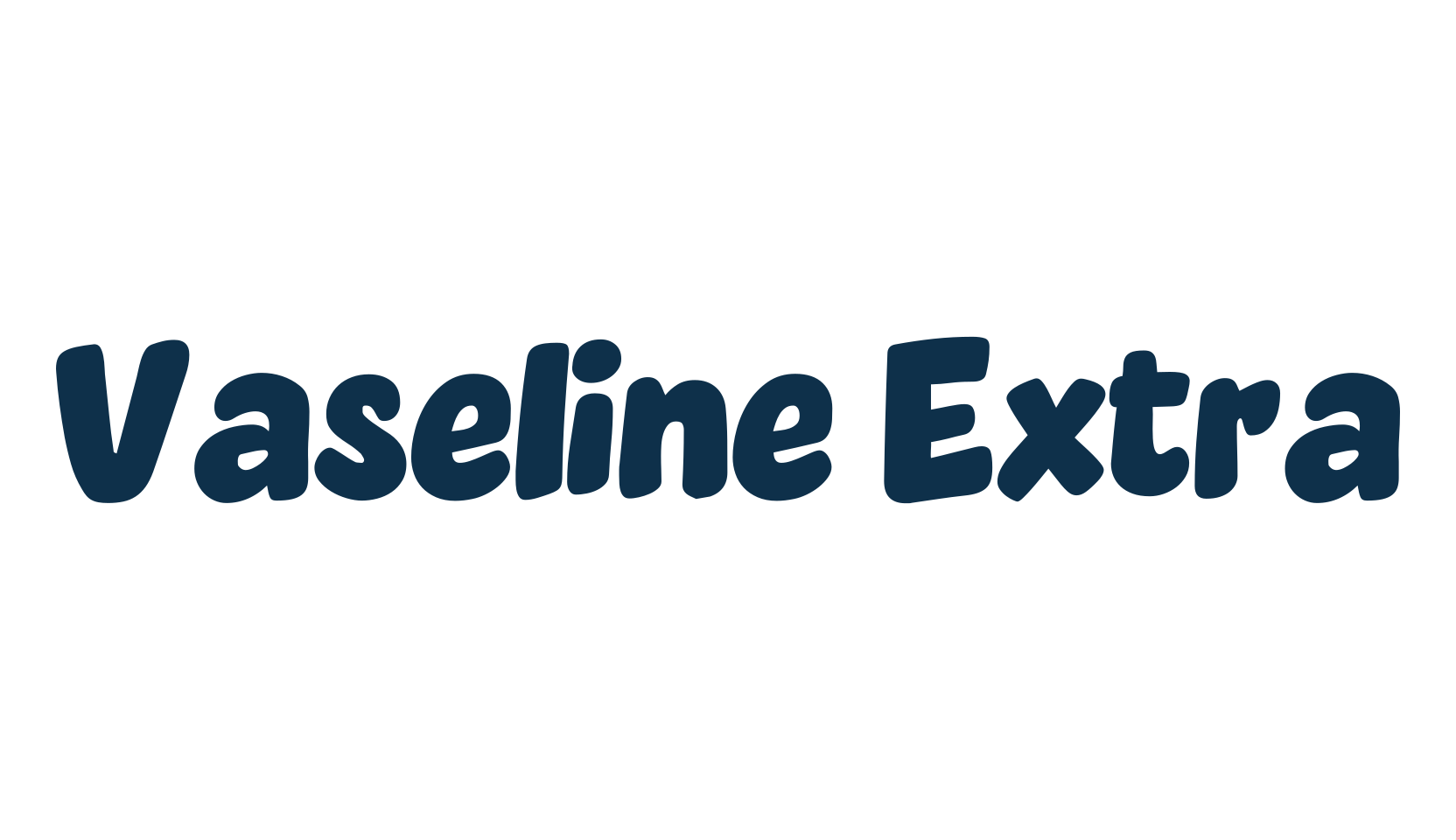 Vaseline Extra, fancy cartoon decorative comic font preview