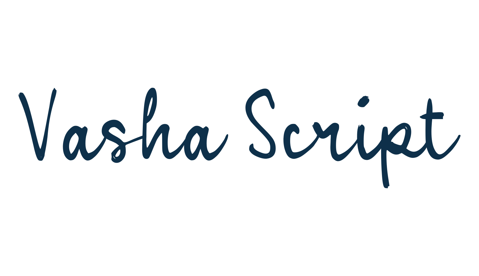 Vasha Script, script handwritten fancy decorative calligraphy font preview