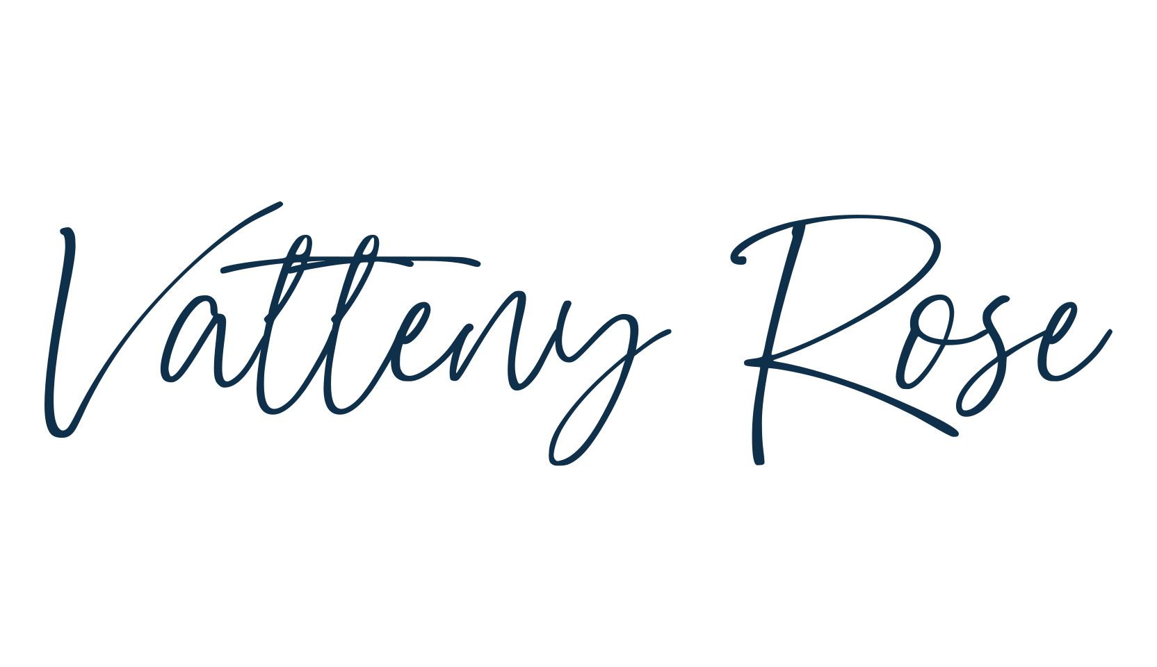 Vatteny Rose, script handwritten fancy decorative calligraphy font preview