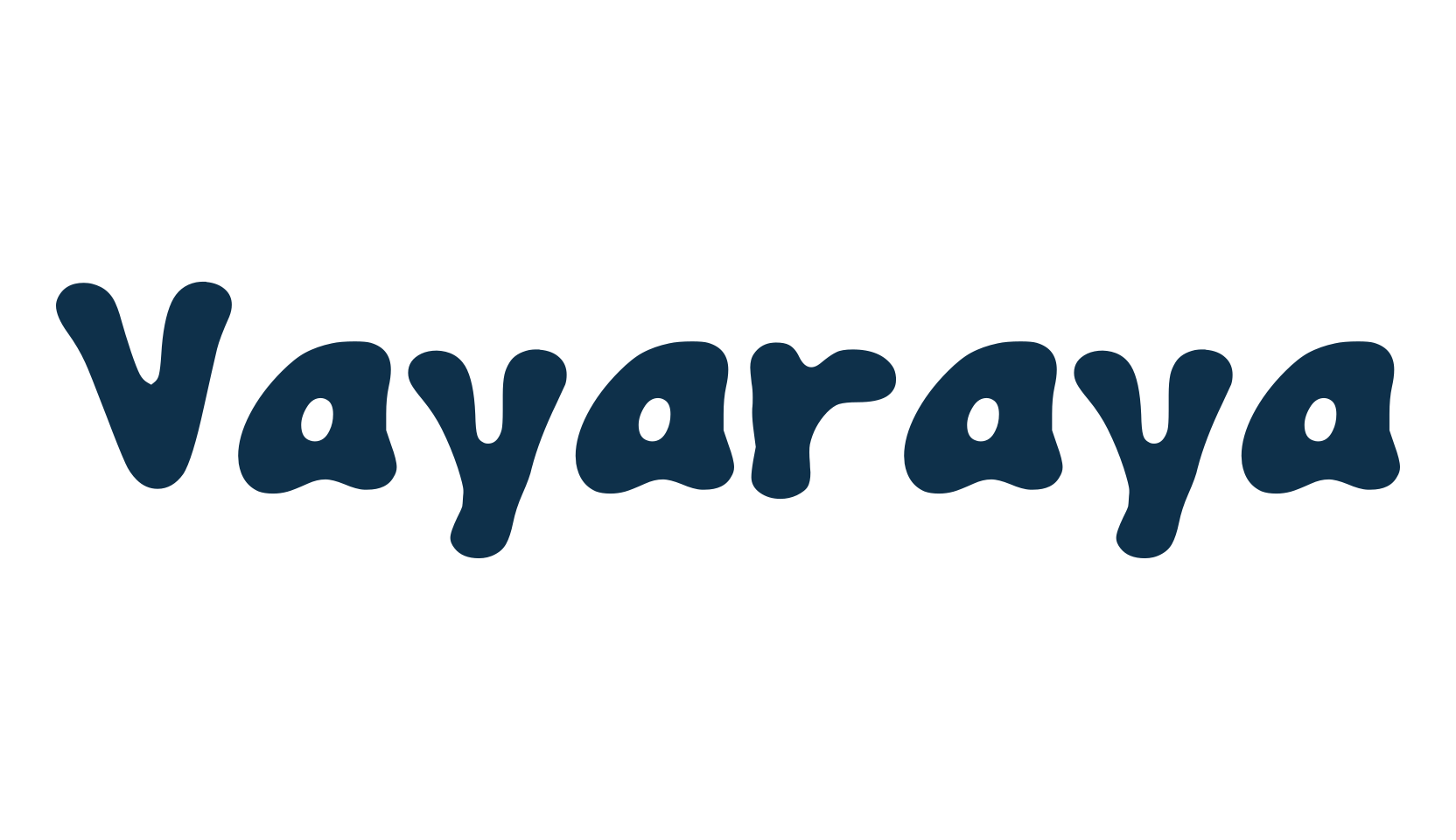 Vayaraya, fancy groovy decorative font preview