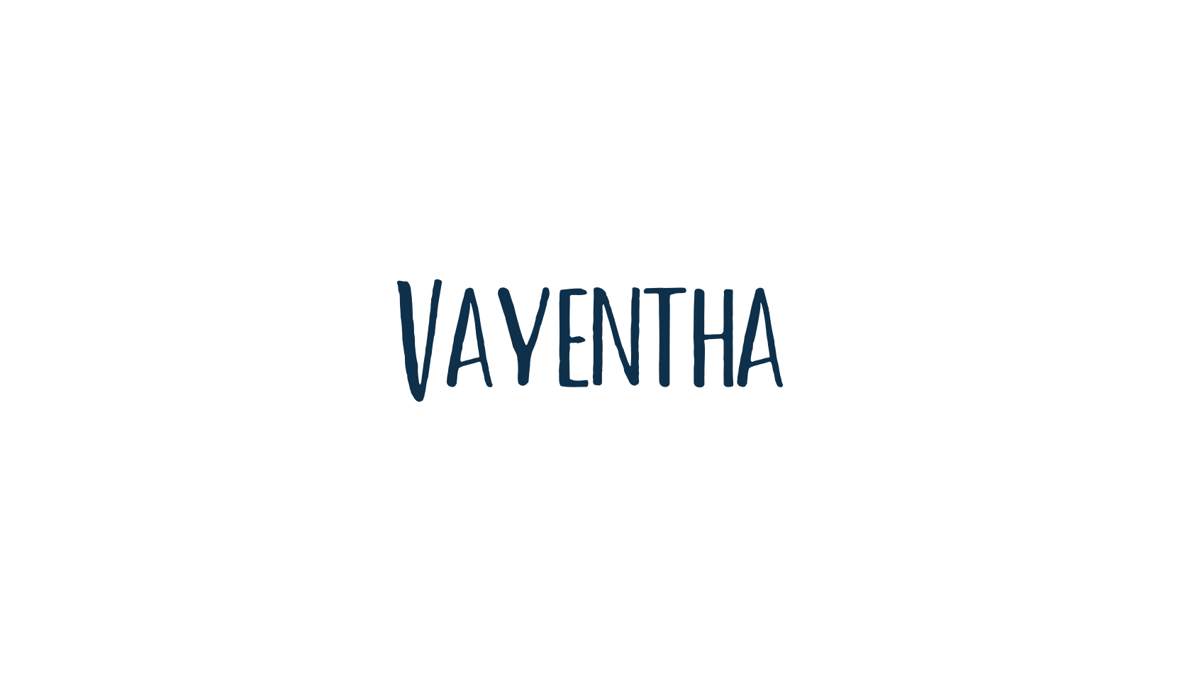 Vayentha, script handwritten fancy decorative calligraphy font preview