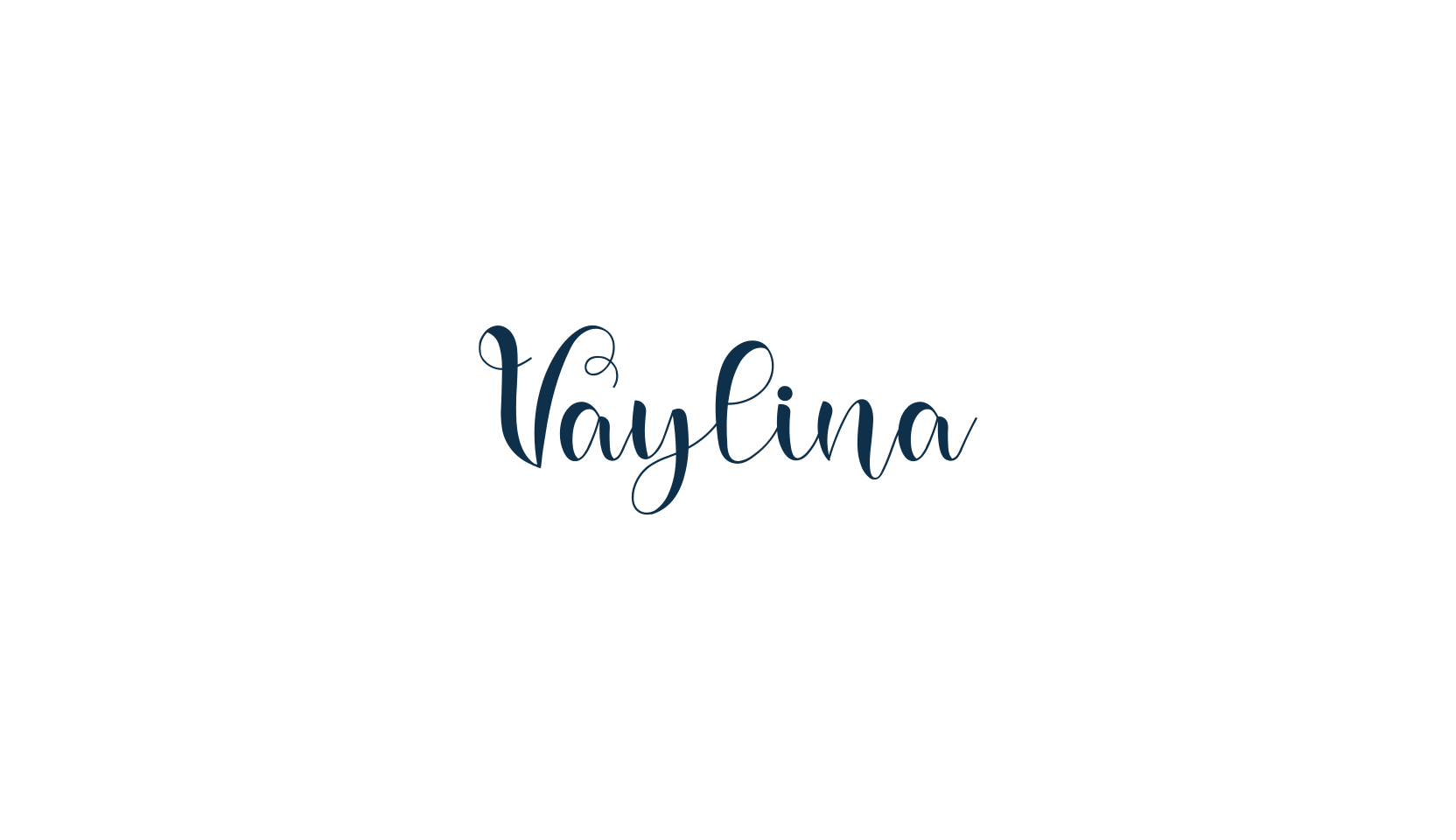 Vaylina, calligraphy font preview