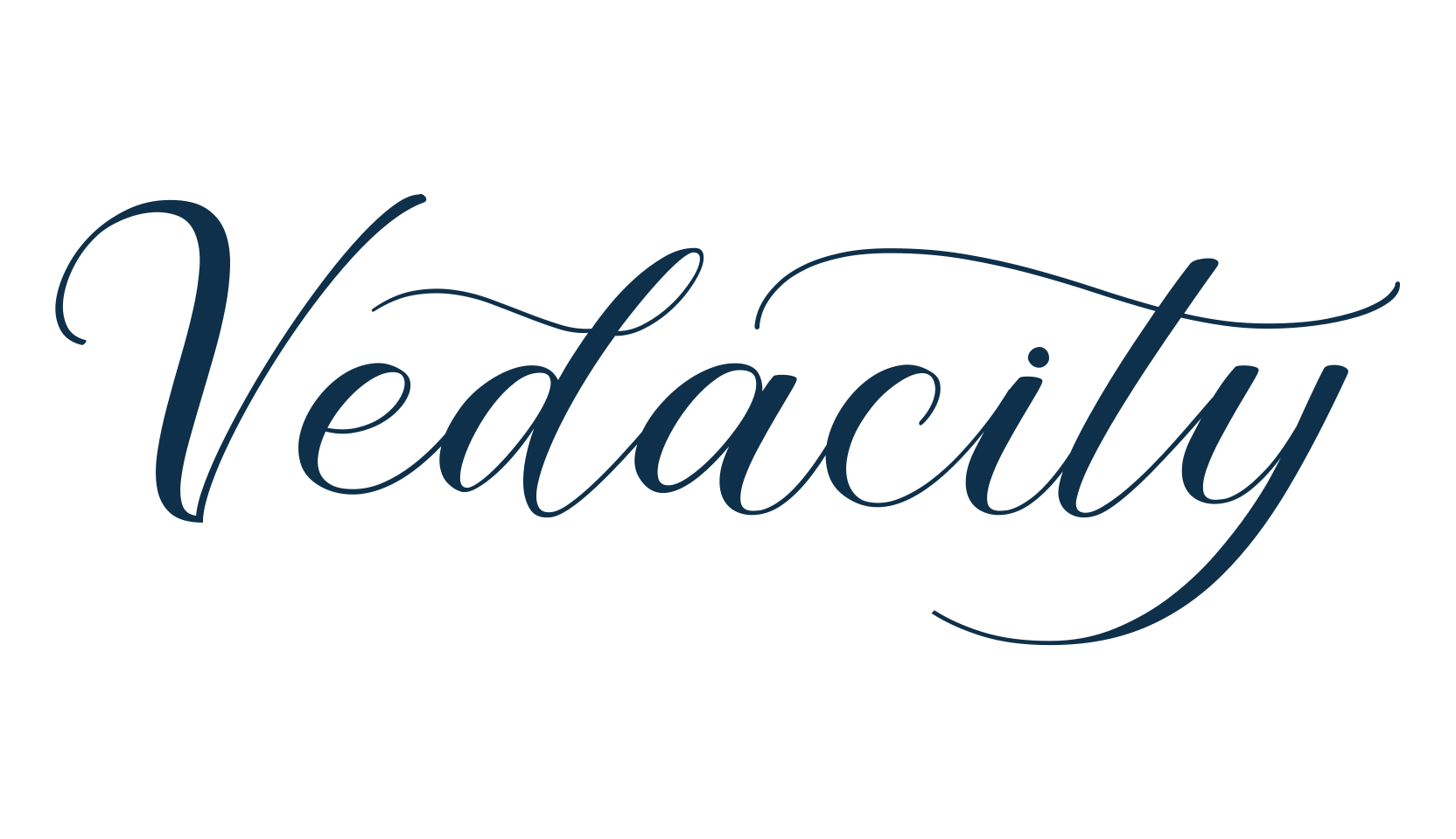 Vedacity, script calligraphy fancy decorative font preview