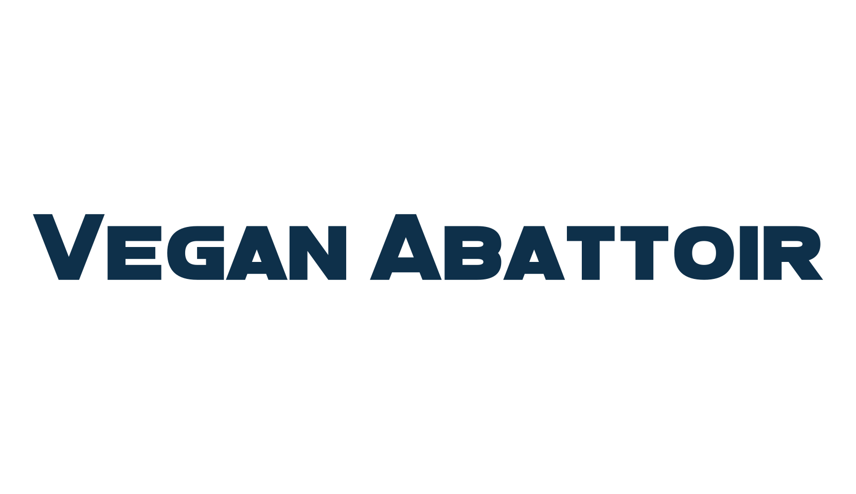 Vegan Abattoir, basic sans serif font preview