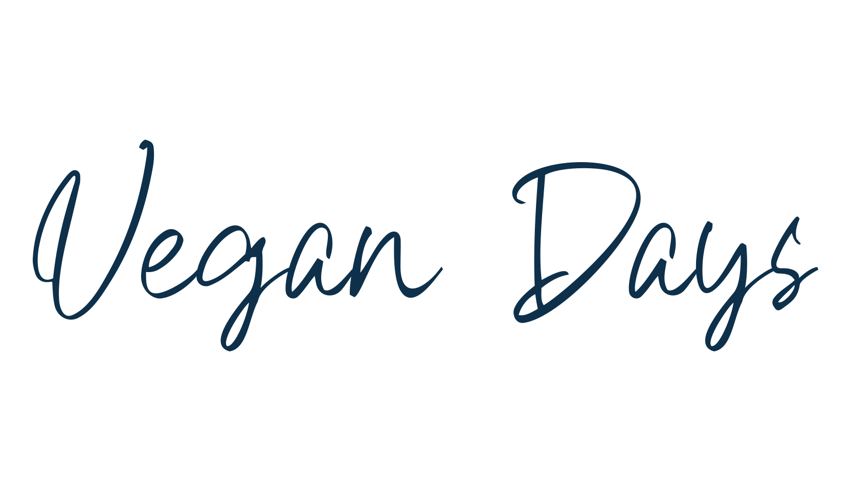 Vegan Days, script handwritten fancy decorative calligraphy font preview