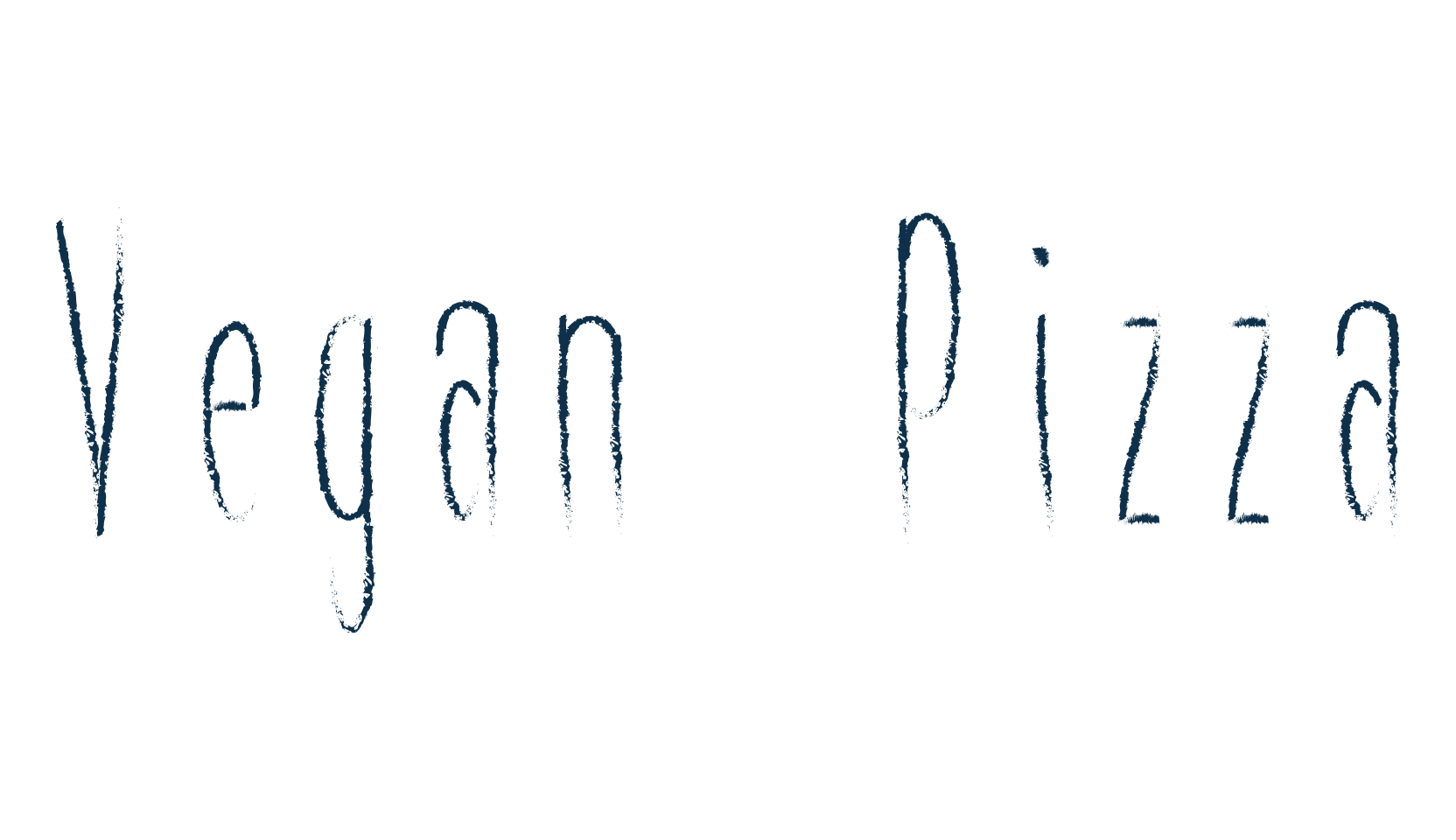 Vegan Pizza, fancy various decorative script calligraphy font preview