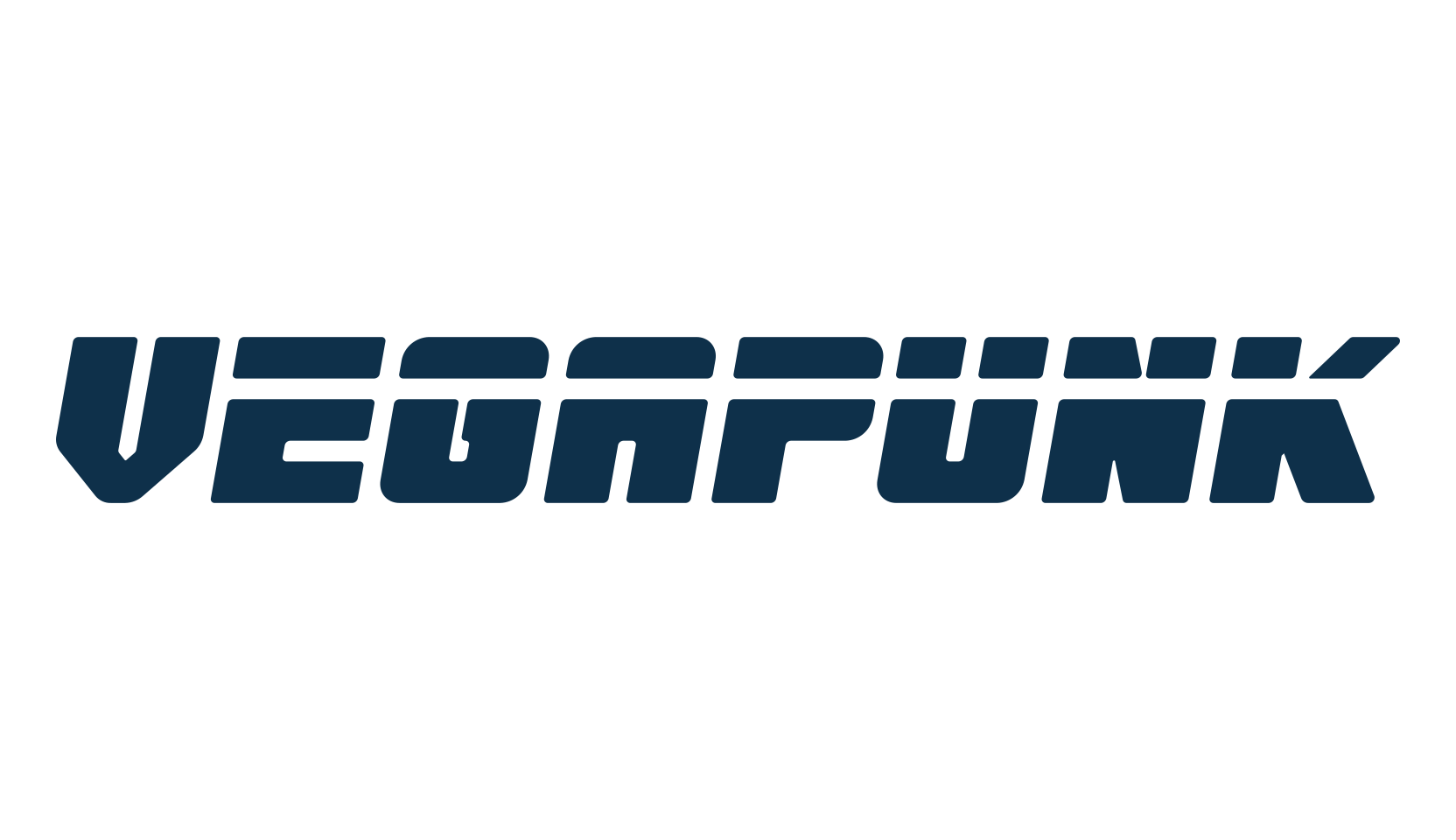 Vegapunk, techno sci-fi font preview