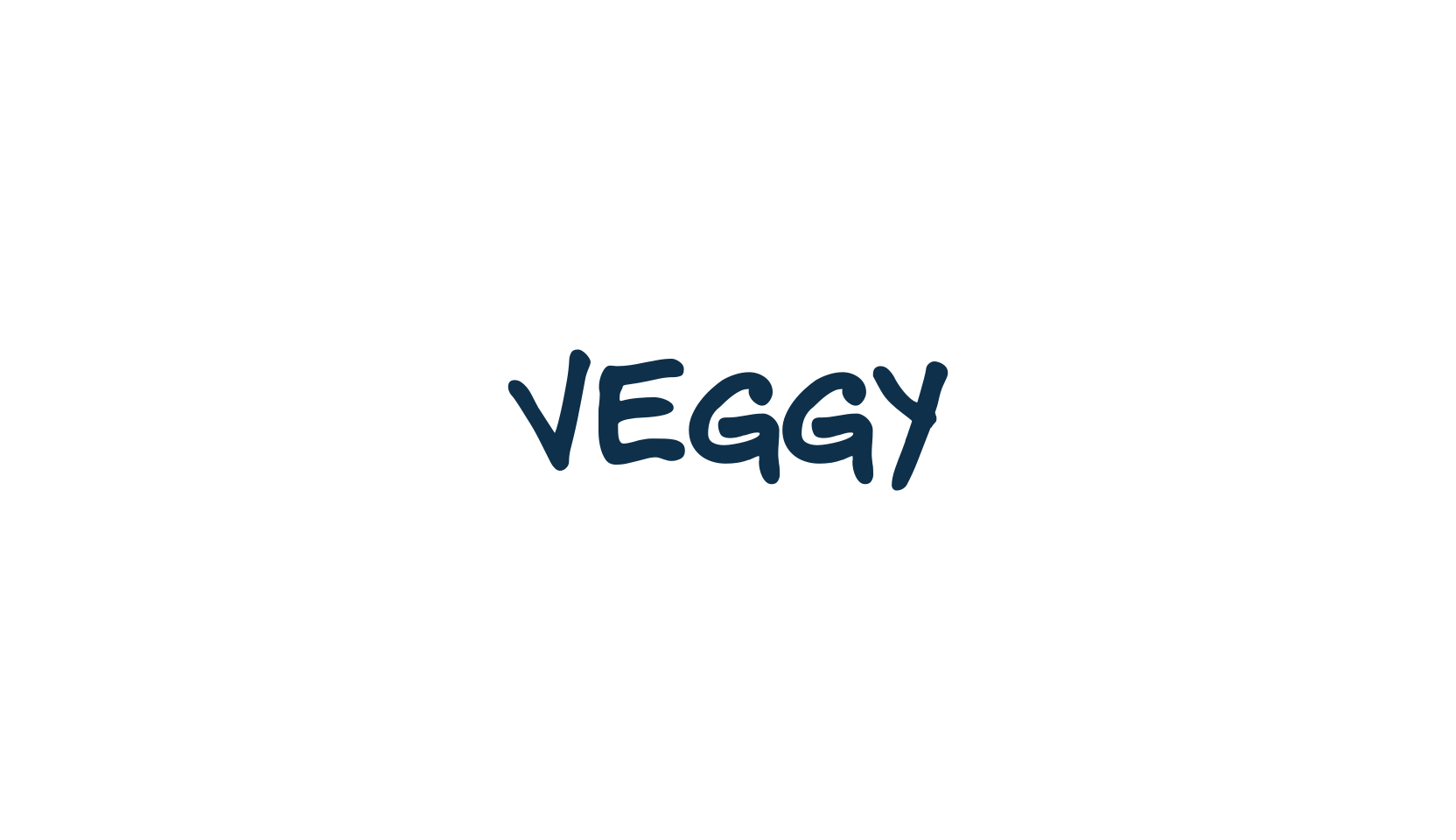 Veggy, fancy cartoon decorative comic font preview