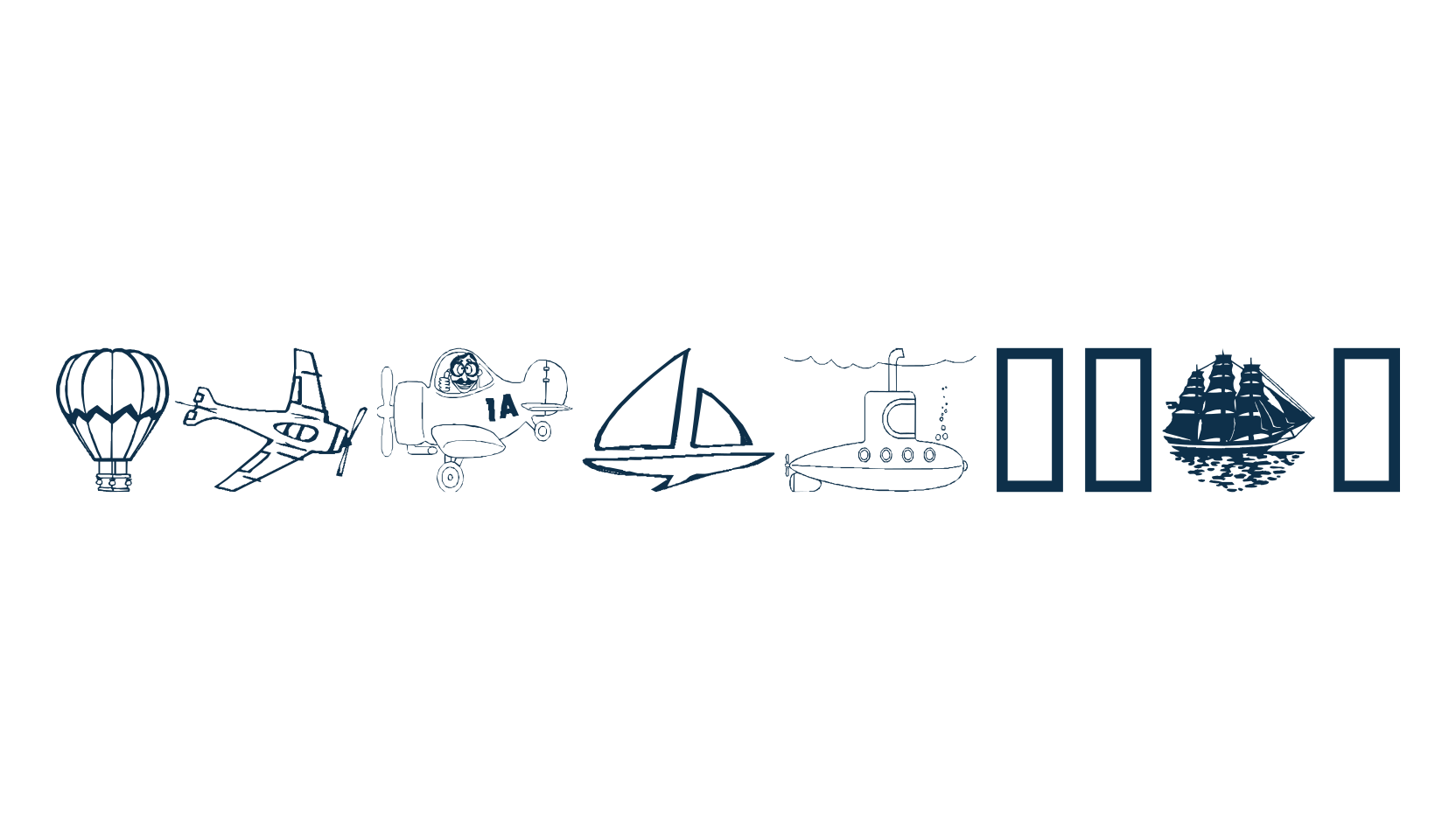 Vehicular, fancy decorative font preview