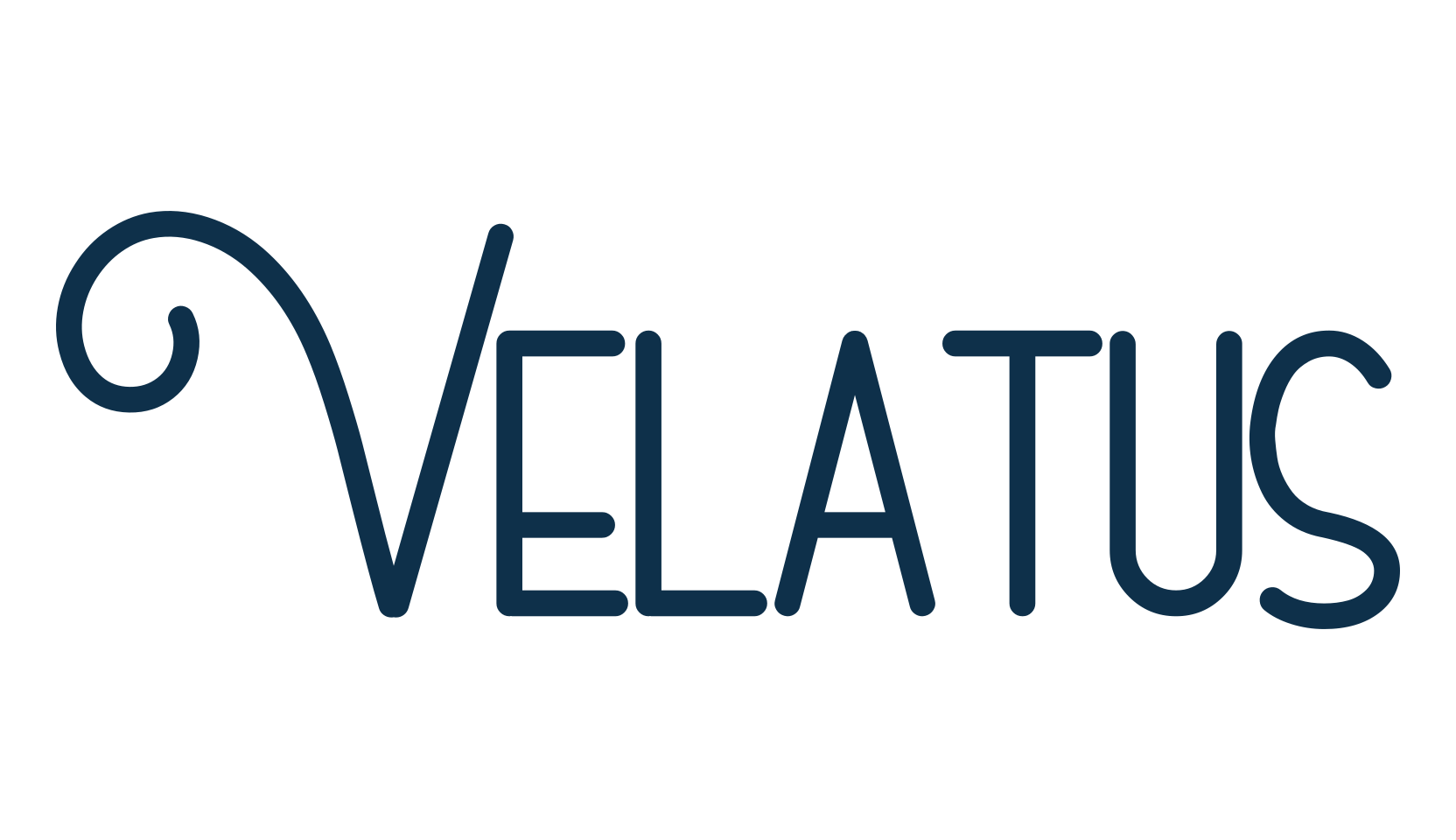Velatus, retro font preview
