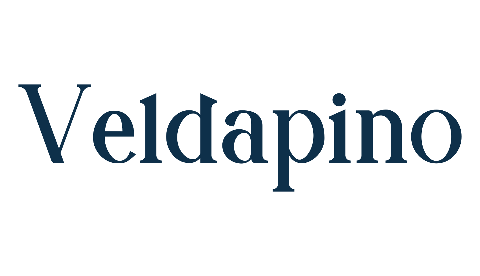 Veldapino, serif font preview