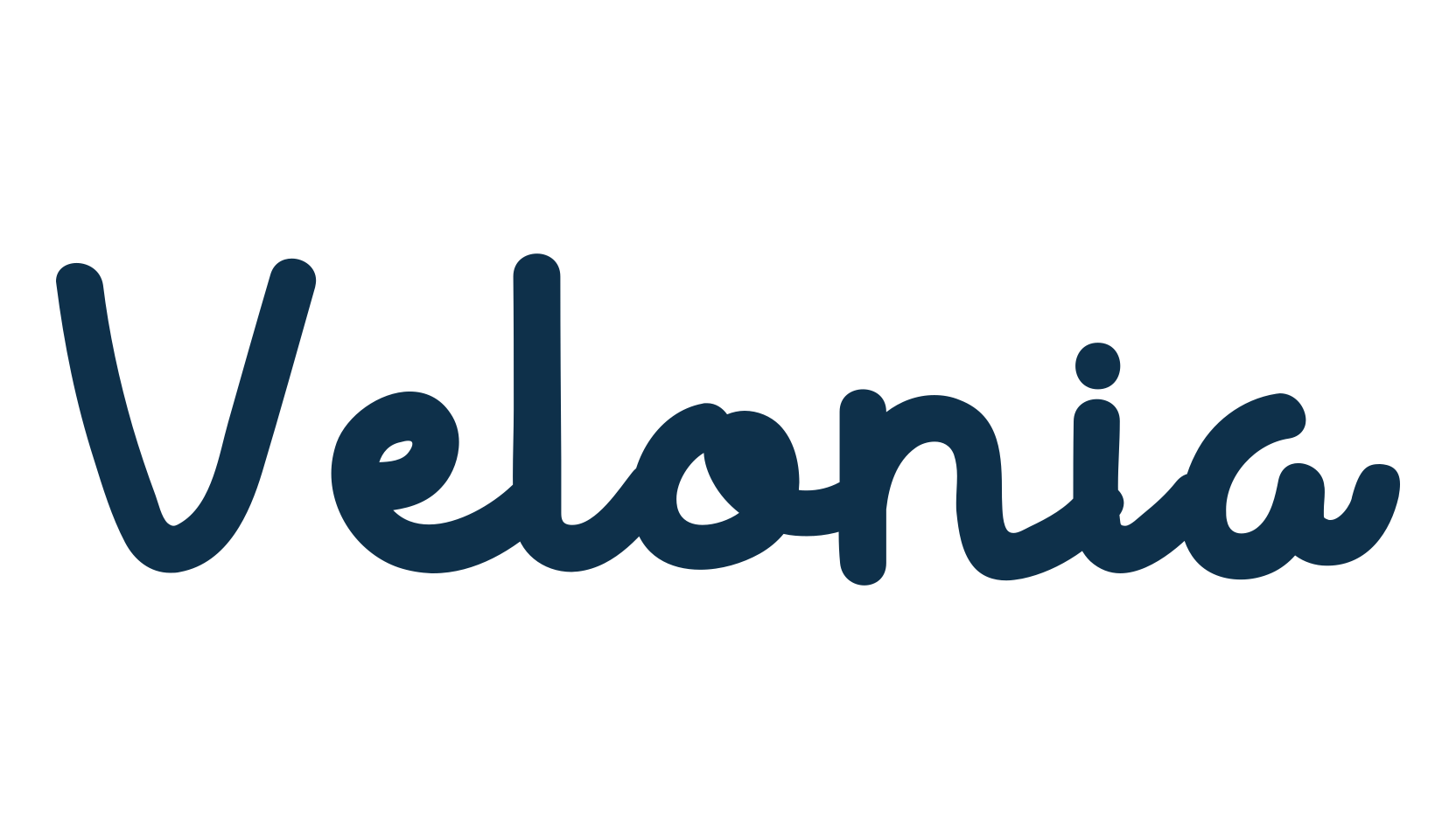 Velonia, handwriting font preview