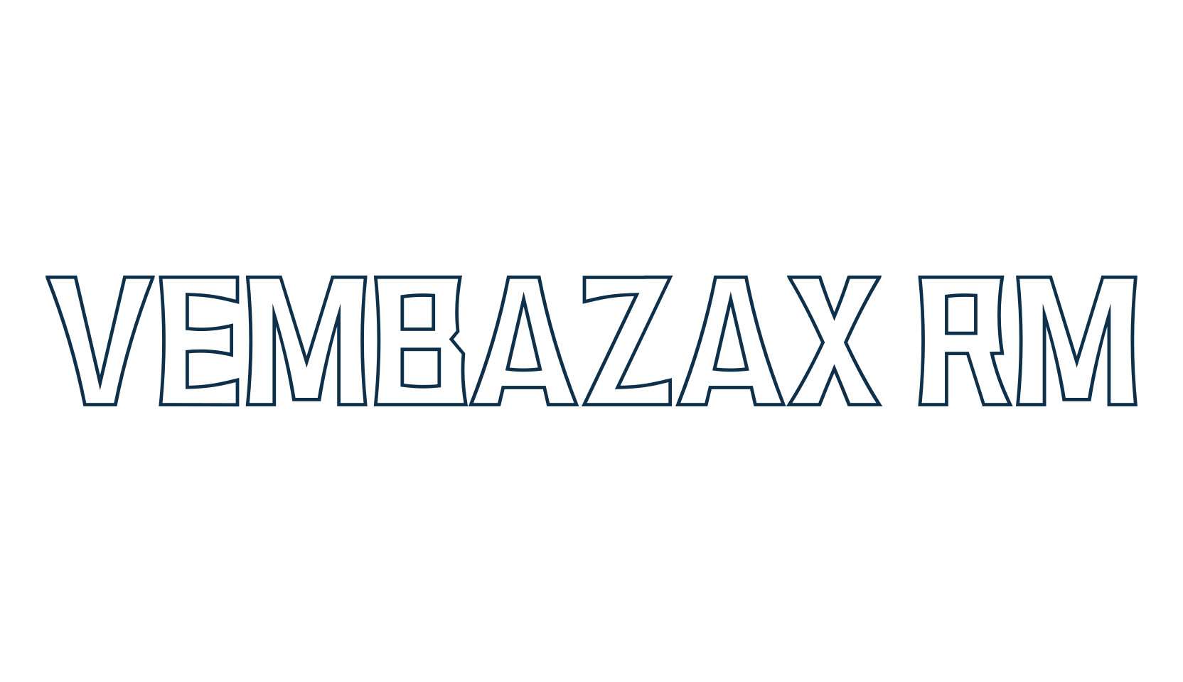 Vembazax Rm, fancy various decorative font preview