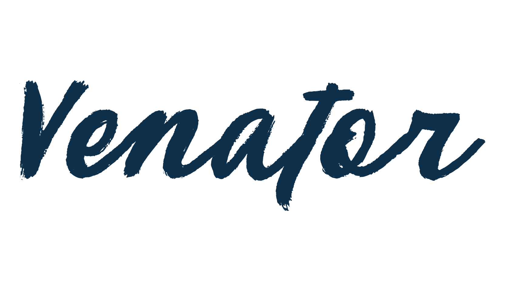 Venator, script brush fancy decorative calligraphy font preview